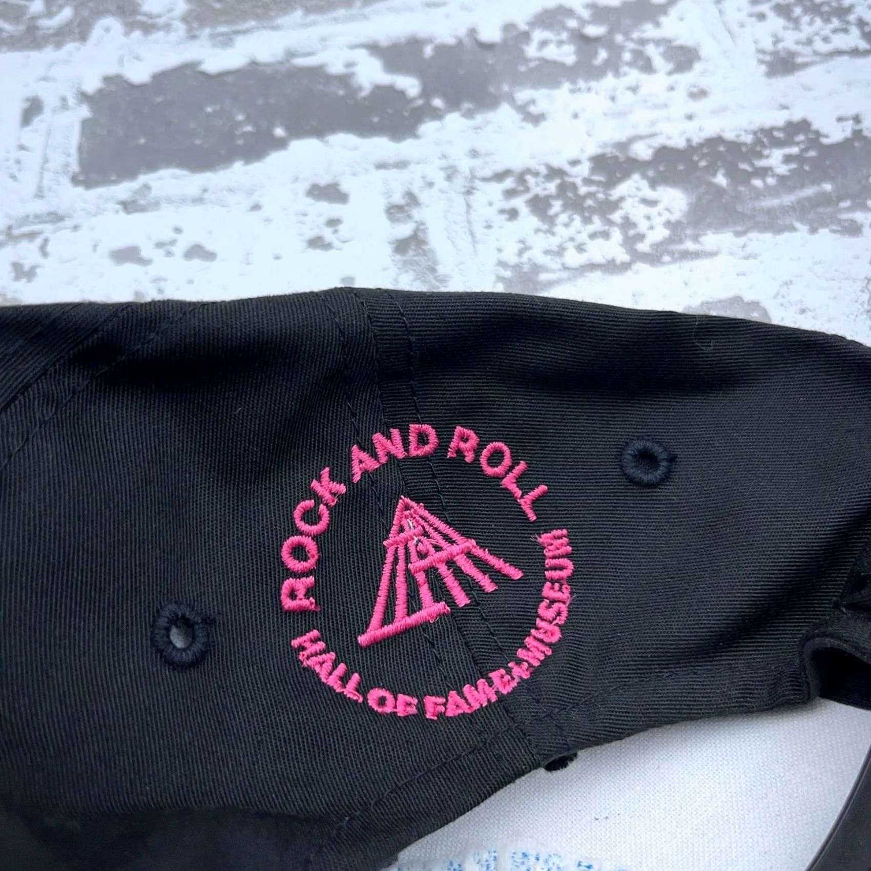 Vintage VINTAGE Rock And Roll Hall of Fame Hat Cap Snapback 90s Mens Black Size ONE SIZE - 6 Thumbnail