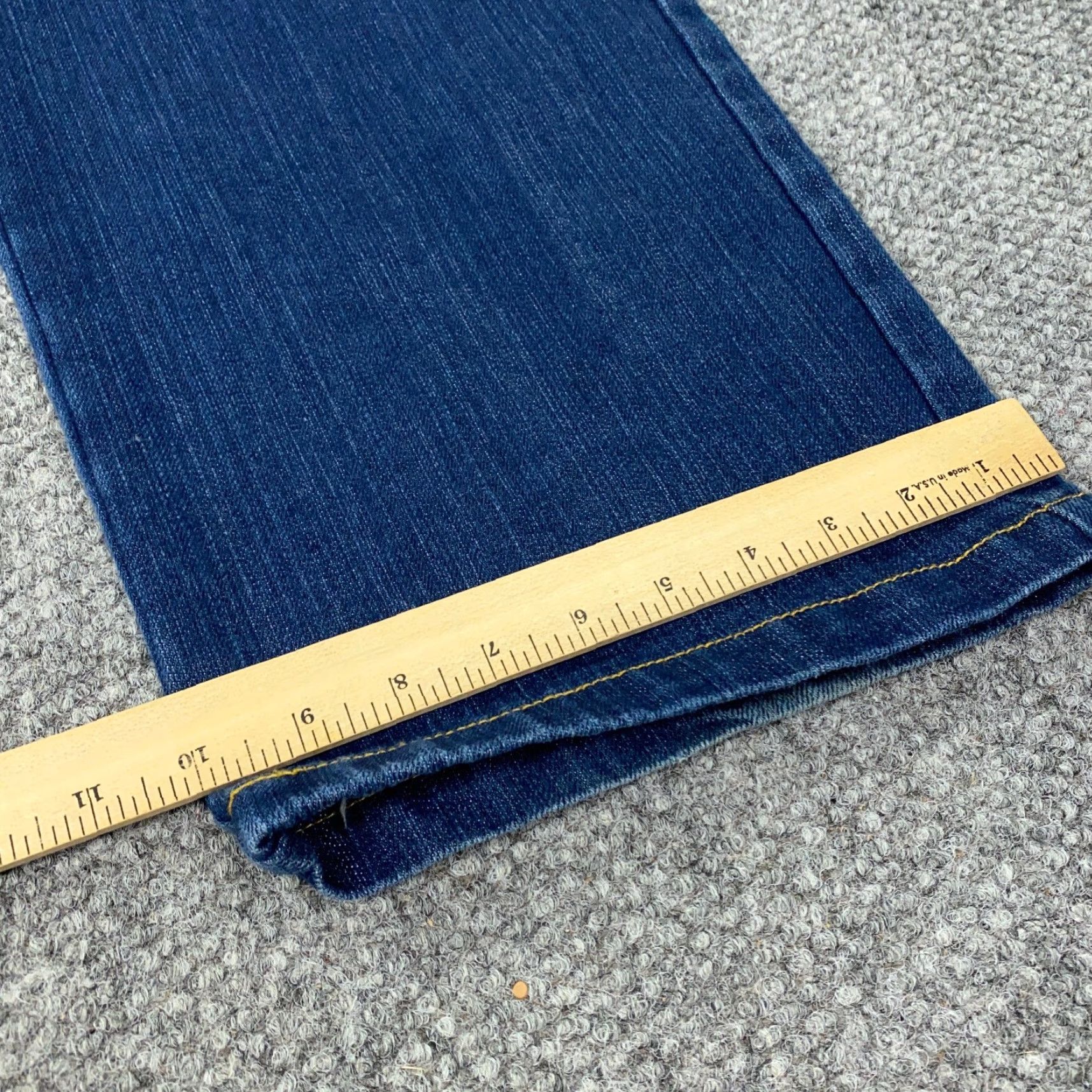 Vintage VINTAGE Raw Blue Jeans Mens 36x32 Blue Baggy Loose Angel Premium Y2K Skate Jeans Mens Regular Blue Distressed 90s Grunge Retro Shirt? Size US 32 / EU 48 - 6 Thumbnail