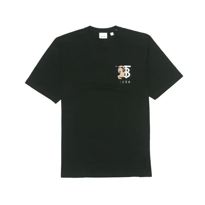 Burberry Burberry Equestrian Knight Logo Cotton T-Shirt Size US M / EU 48-50 / 2 - 1 Thumbnail