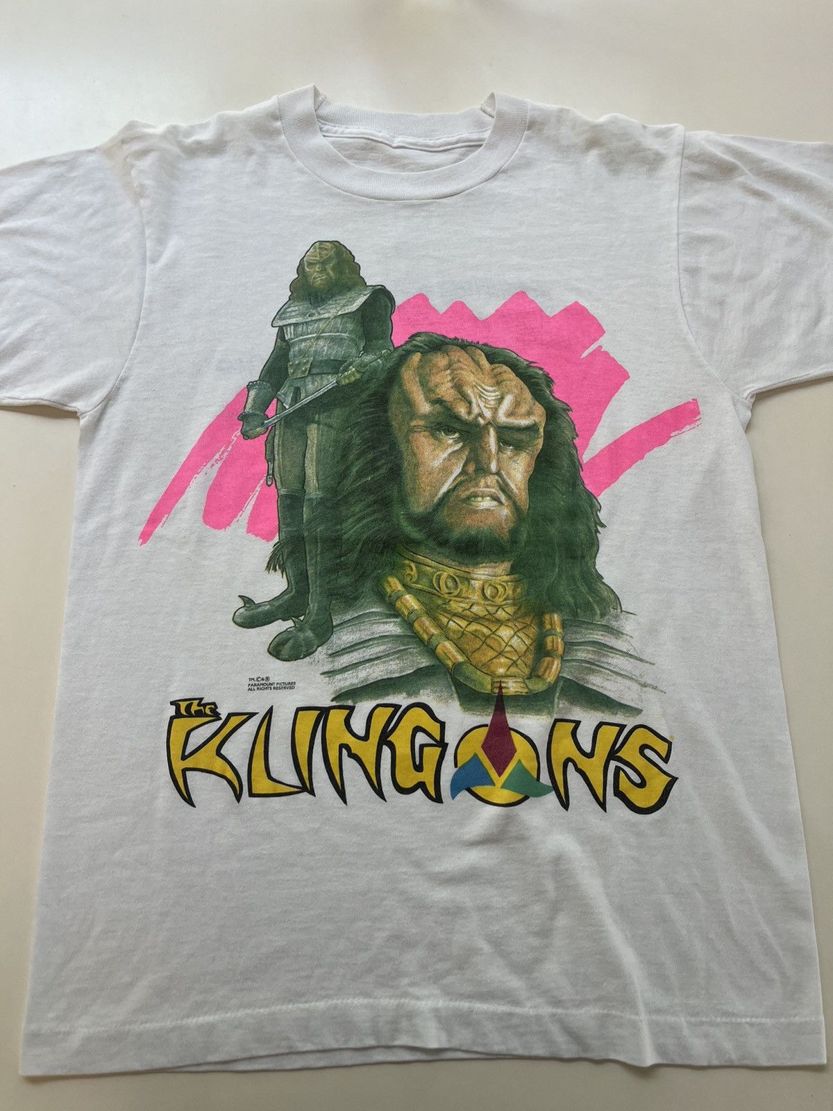 Vintage Vintage Star Trek The KLINGONS 1991’s paramount Movie Tshirt Size US S / EU 44-46 / 1 - 4 Thumbnail