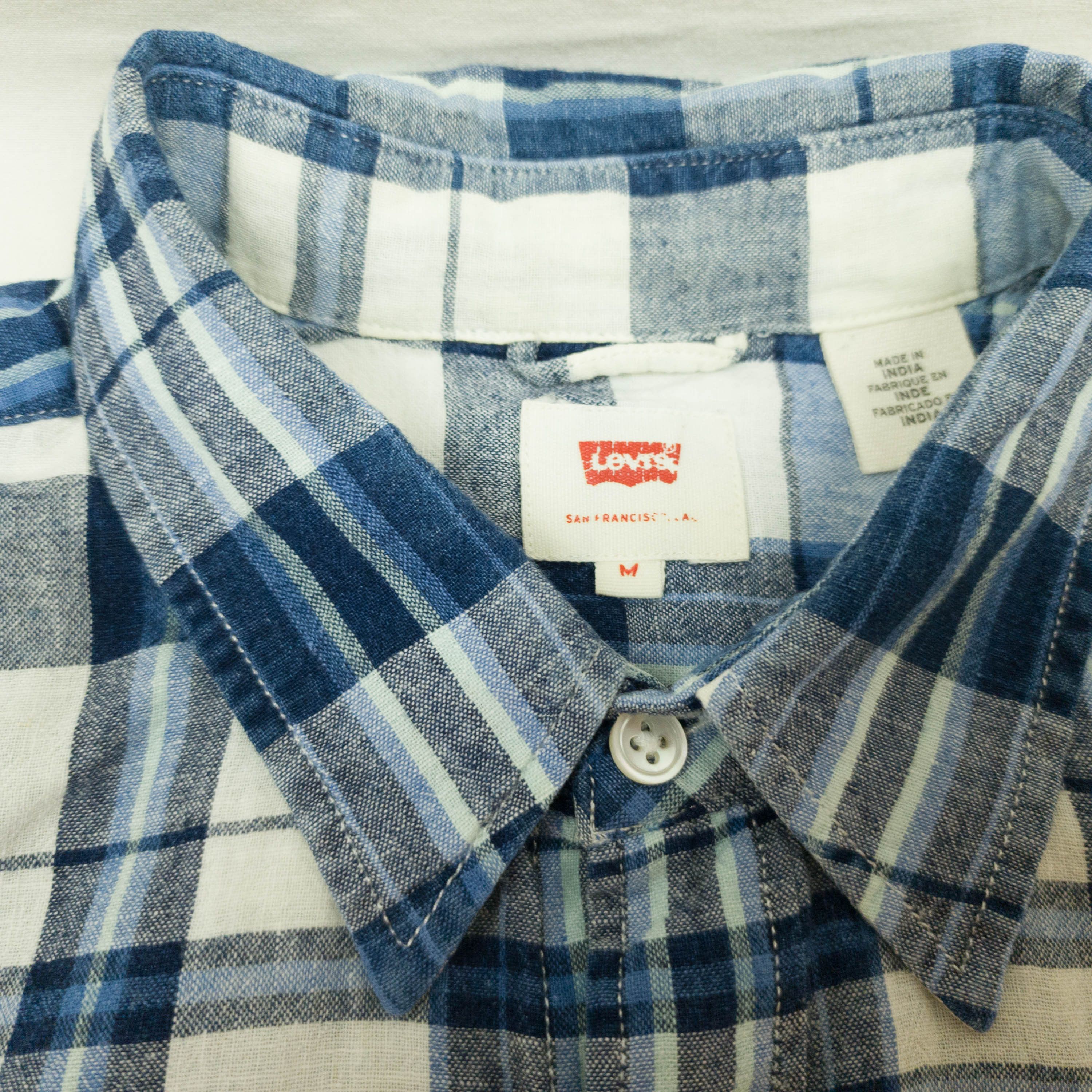 Levi's Levi's SHIRT SHORT SLEEVE LINEN COTTON SIZE M VGC Size US M / EU 48-50 / 2 - 5 Thumbnail
