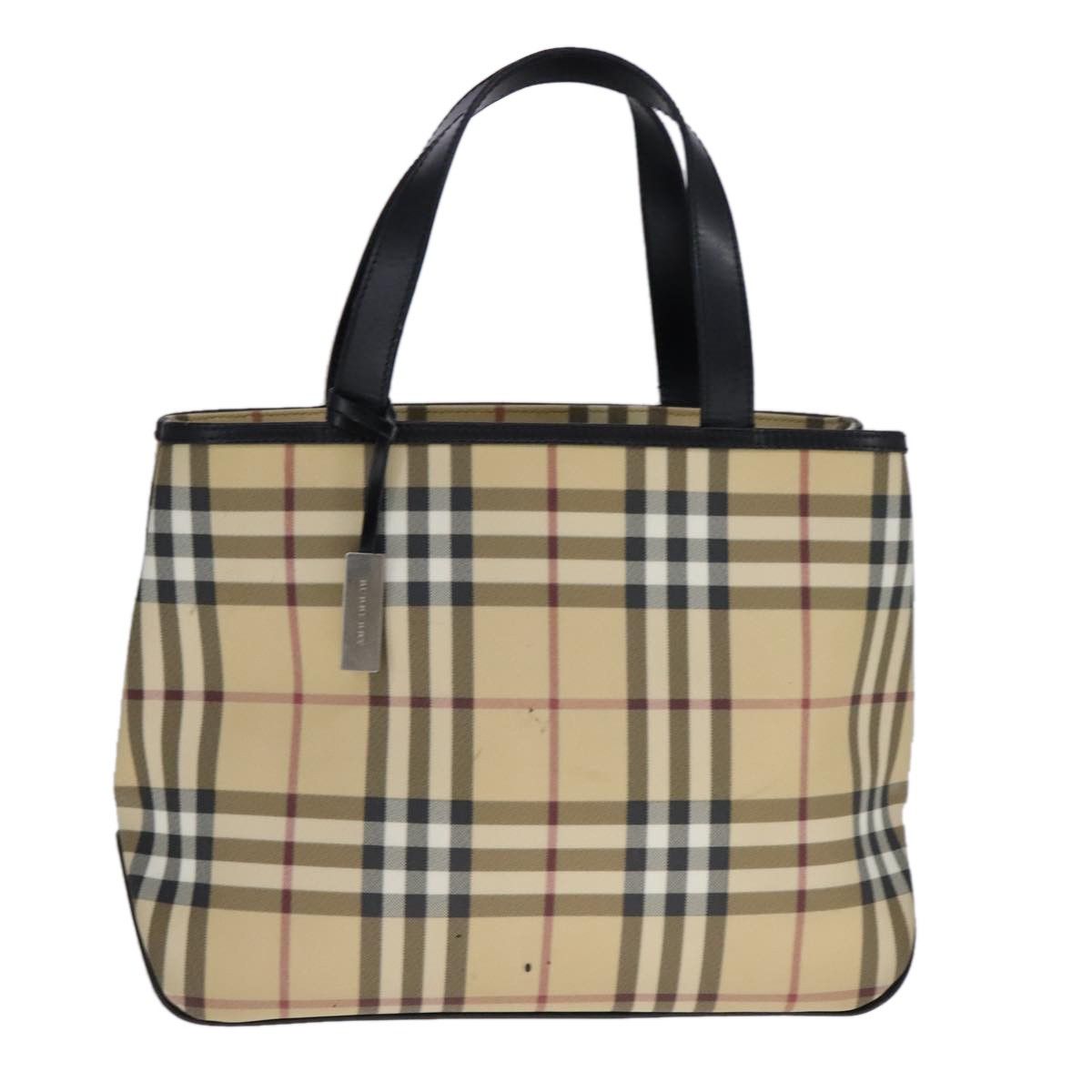 Burberry Burberry Nova Check Tote Canvas and Leather Size ONE SIZE - 1 Thumbnail