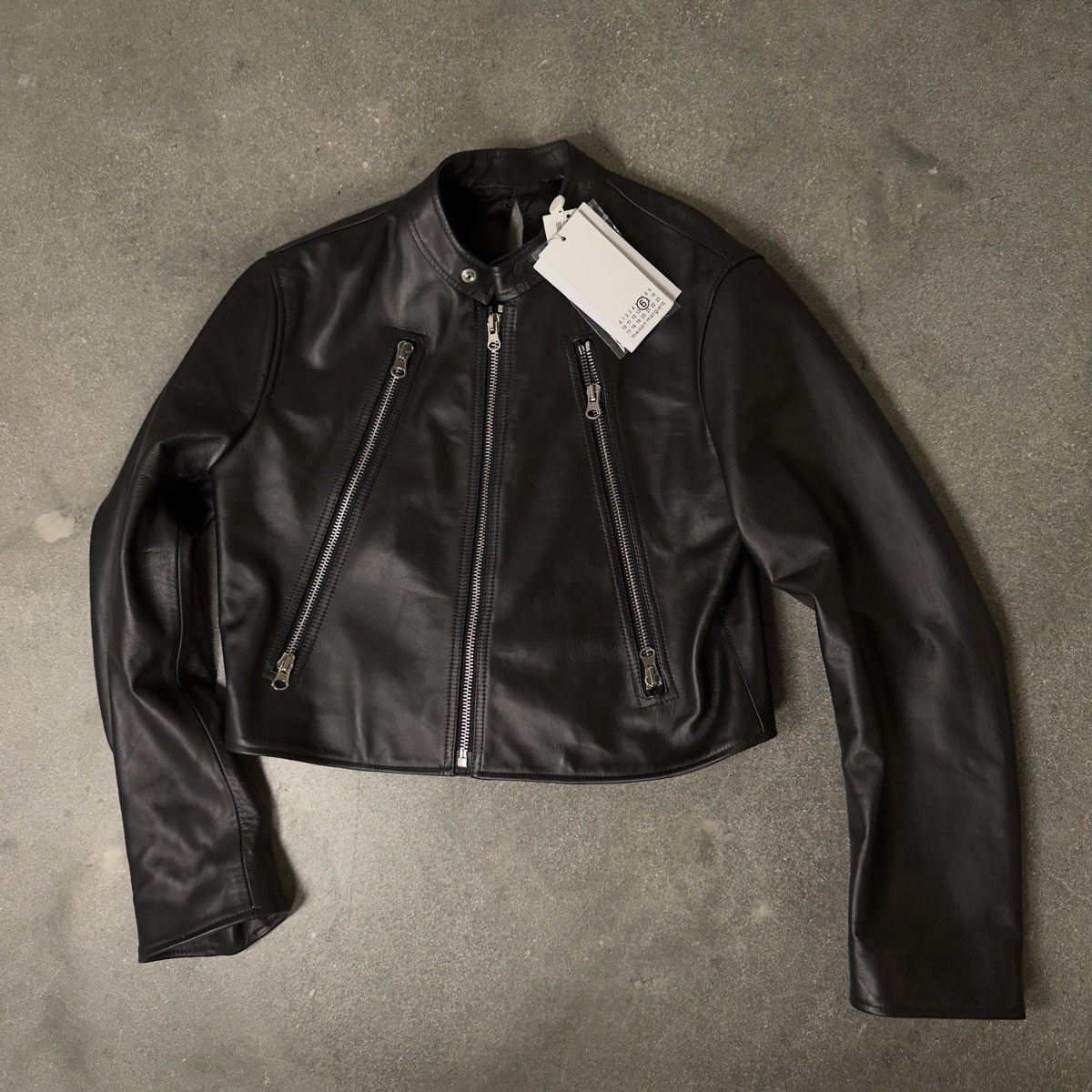 Maison Margiela MARGIELA ARCHIVE deconstructed heavy leather