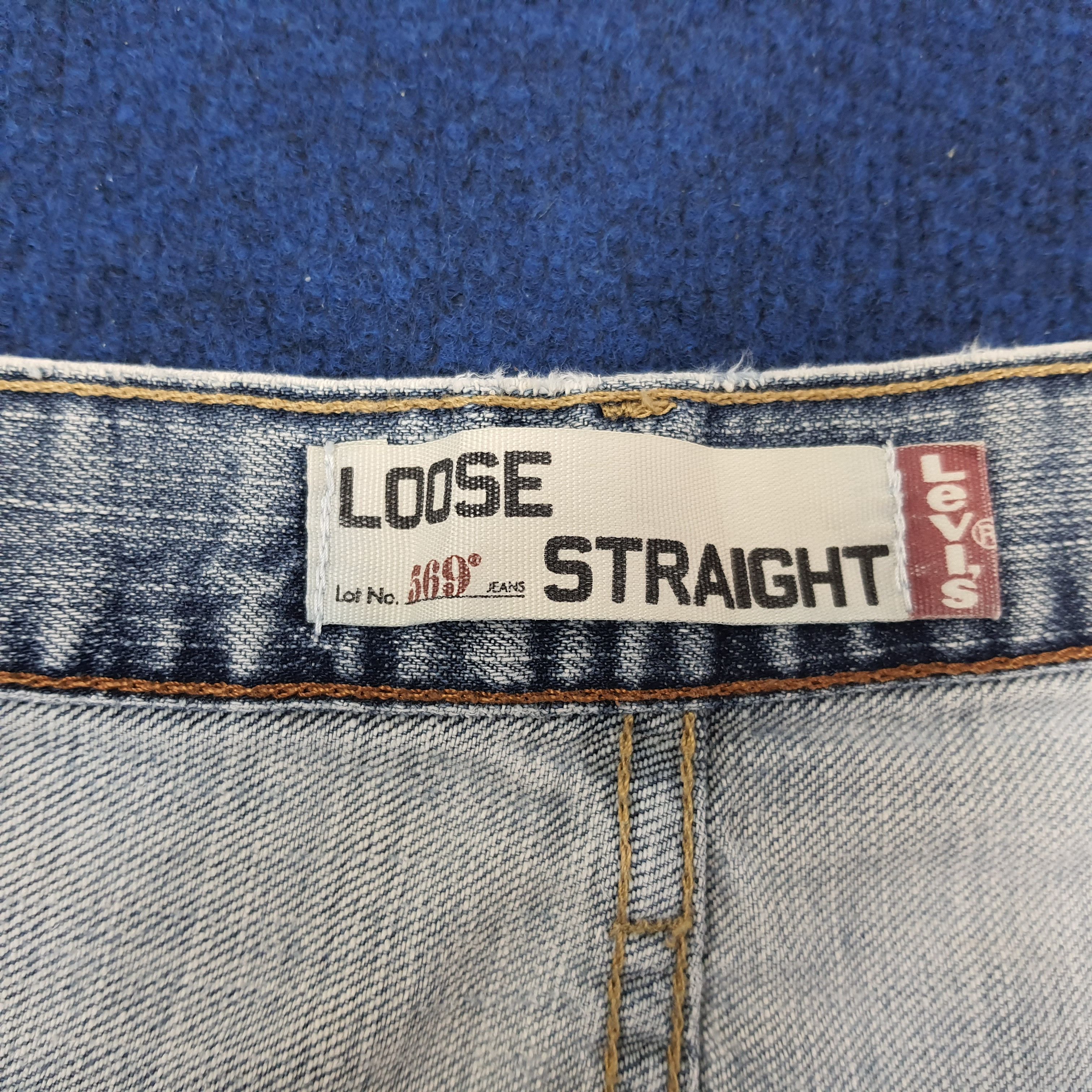Levi's × Vintage Vintage Levi's 569 Loose Straight American Short Jeans Size US 34 / EU 50 - 7 Thumbnail
