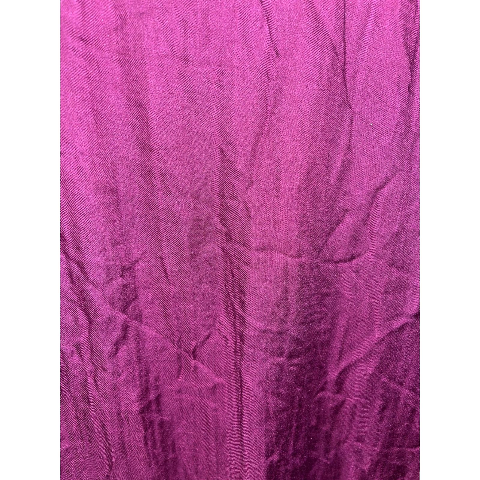 Faliero Sarti VINTAGE Faliero Sarti Women Scarf Shawl 77x28 Inches Purple Micro Modal Cashmere Bohemian Festival Hip Hop Italy Size ONE SIZE - 4 Thumbnail
