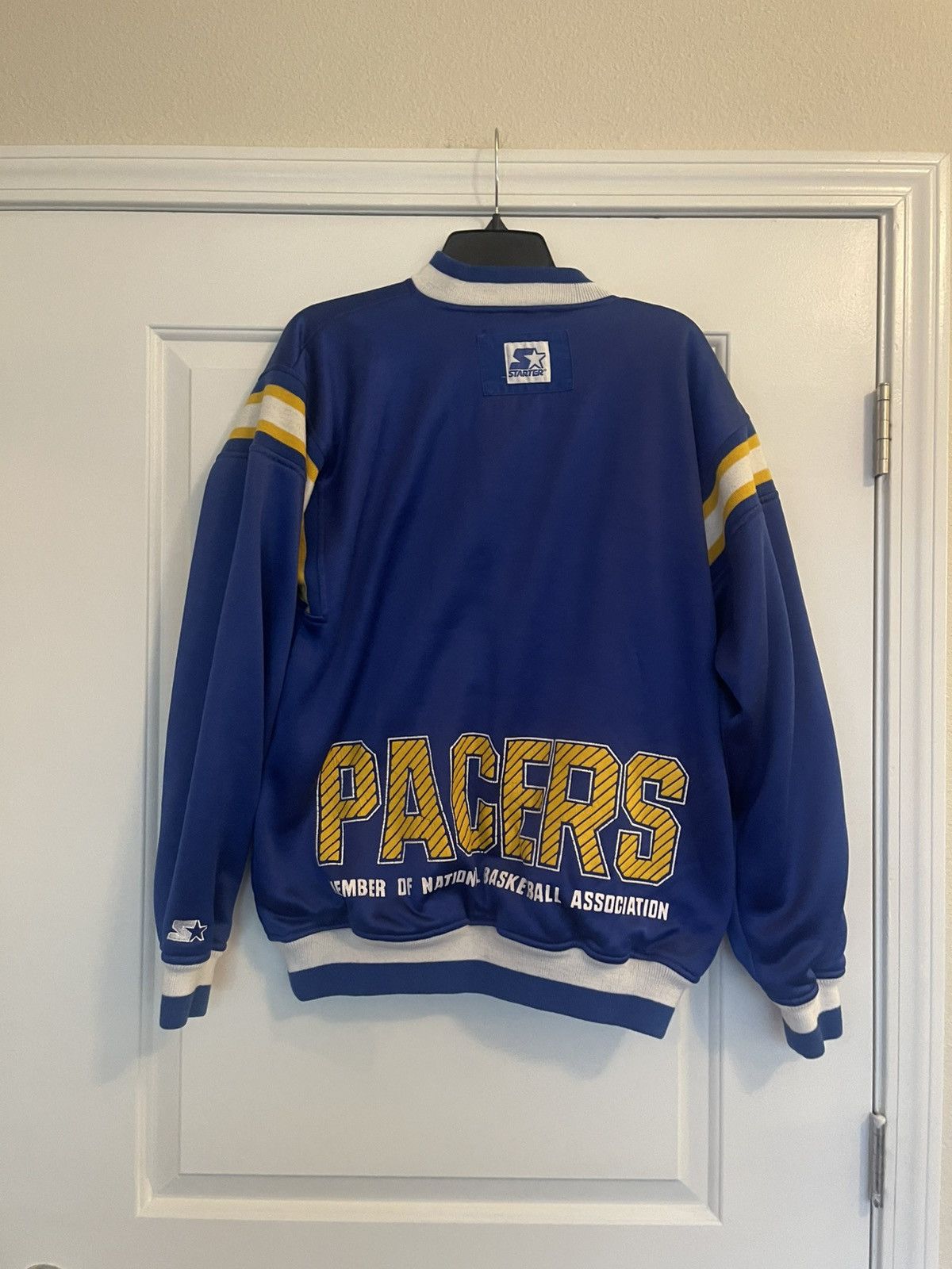 Starter × Vintage RARE Vintage Indiana Pacers Quarter Button Up Size US M / EU 48-50 / 2 - 8 Thumbnail