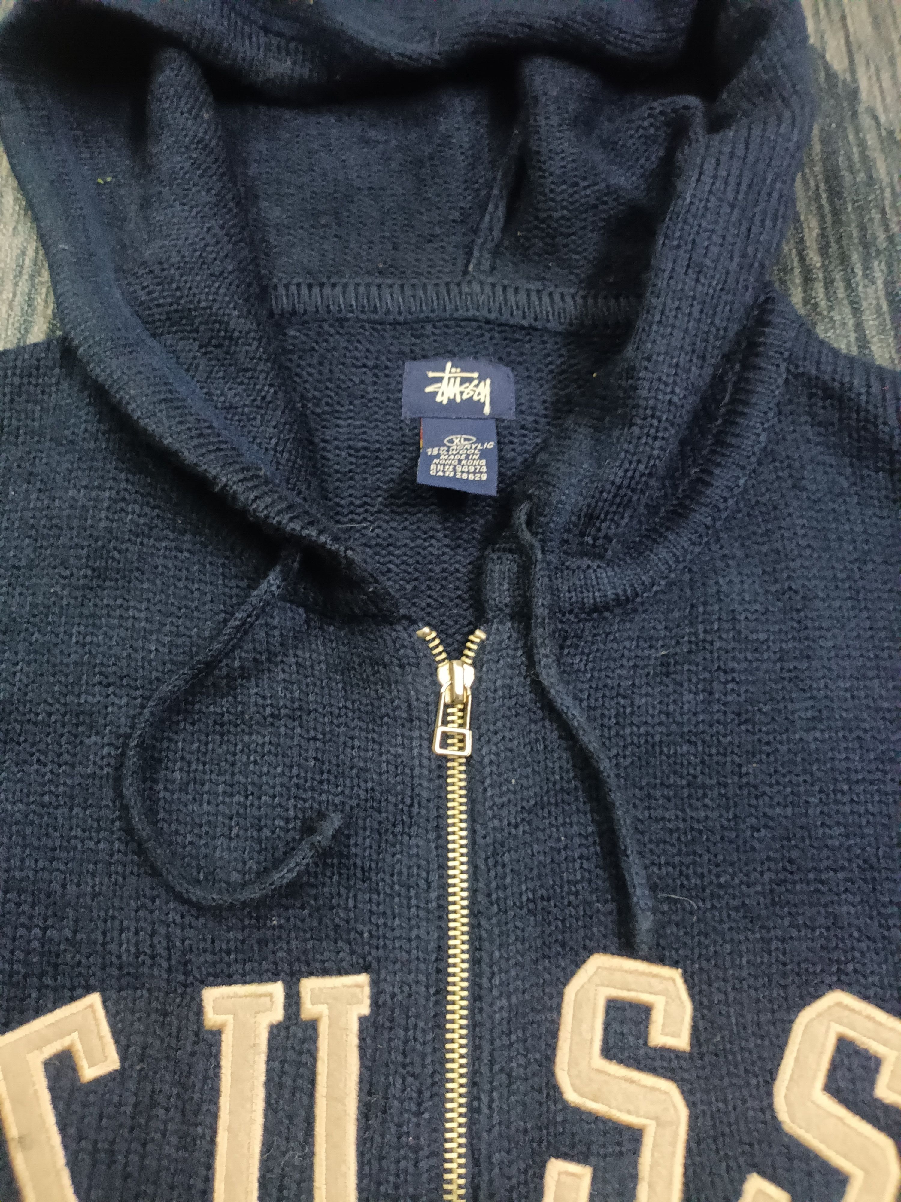 Stussy 🔥 STUSSY ZIPPER HOODIE SWEATSHIRT 🔥 Size US XL / EU 56 / 4 - 5 Thumbnail