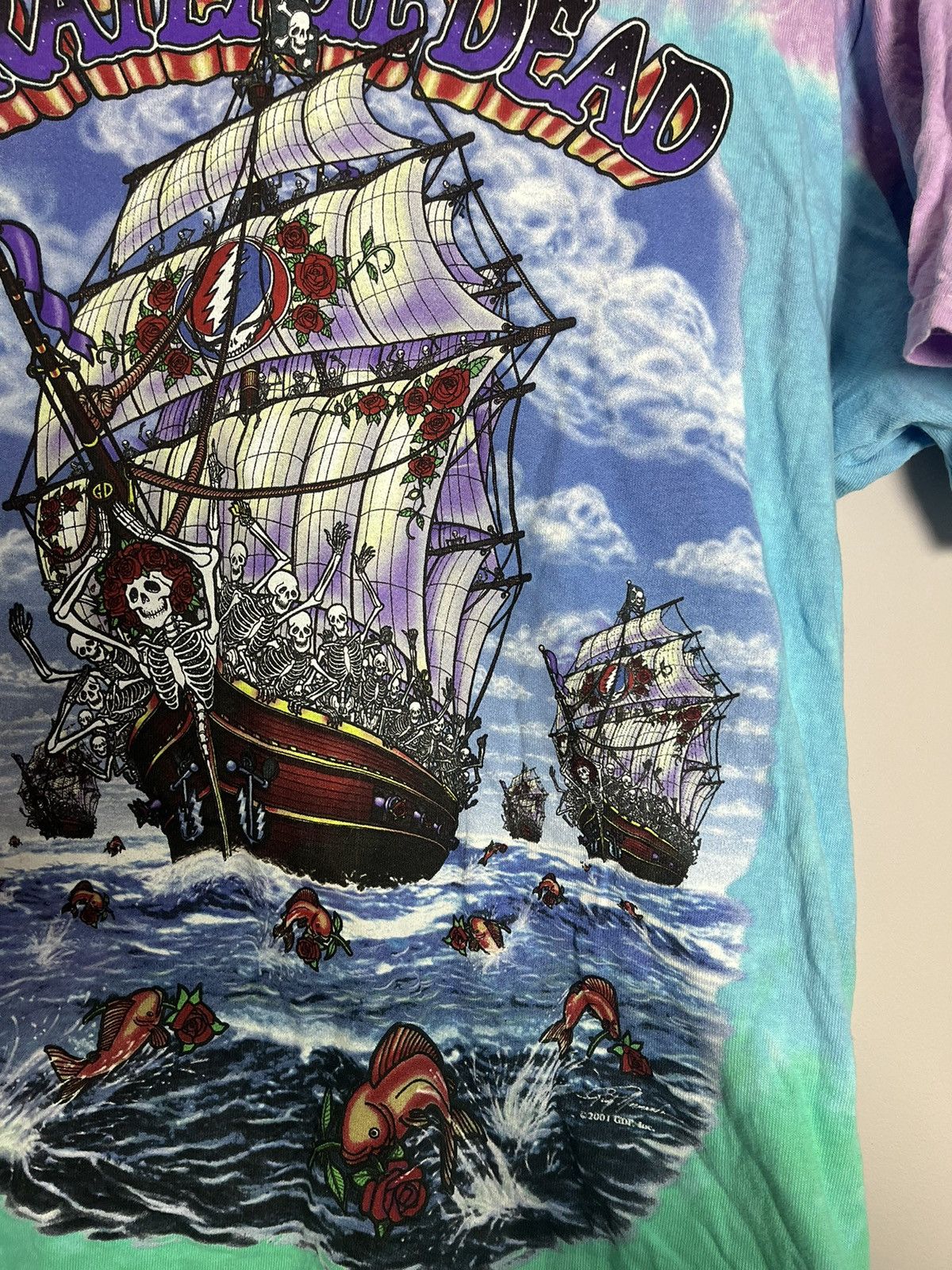 Other Vintage 2001 grateful dead tee tshirt Size US L / EU 52-54 / 3 - 5 Thumbnail