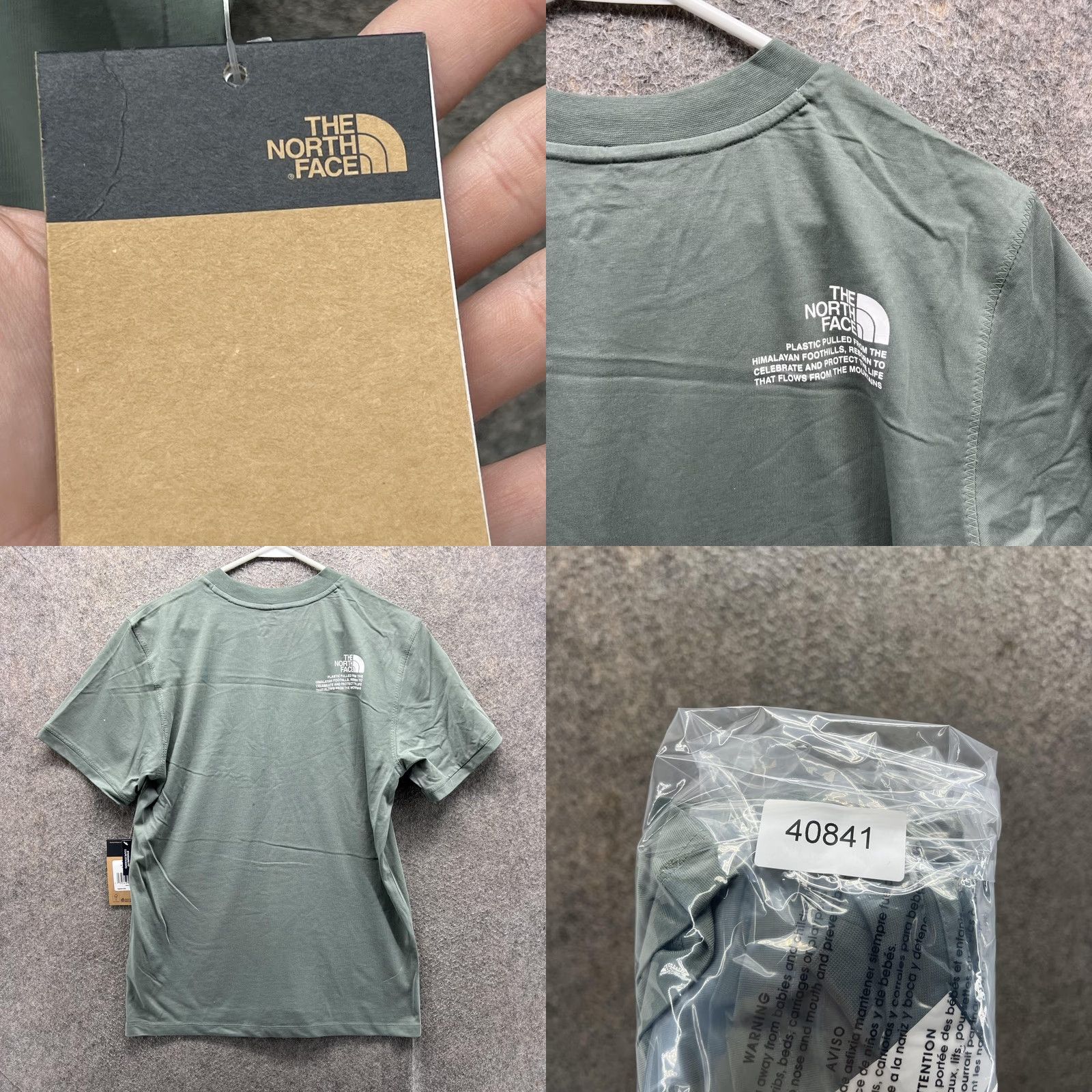 The North Face The North Face Shirt Mens Small Green Him Bottle Graphic Tee Tagless Outdoor Size US S / EU 44-46 / 1 - 8 Thumbnail