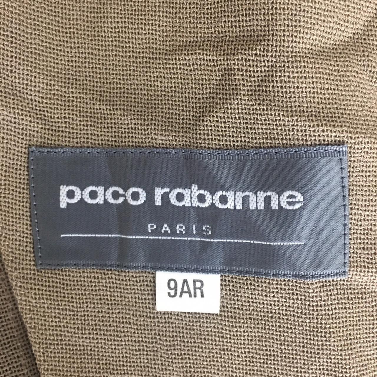 Vintage Vtg 80’ PACO RABBANE PARIS Creation Minimalist Brown Parka Size S / US 4 / IT 40 - 3 Thumbnail