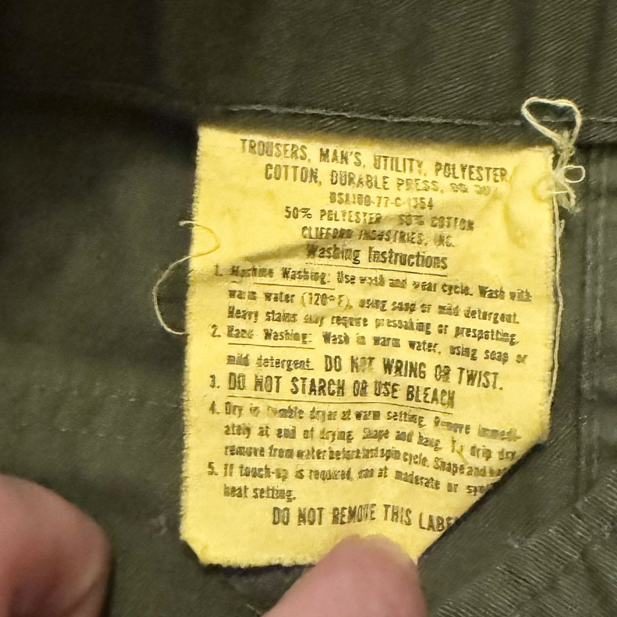 Other VINTAGE ARMY MILITARY PANTS! Size US 34 / EU 50 - 7 Thumbnail