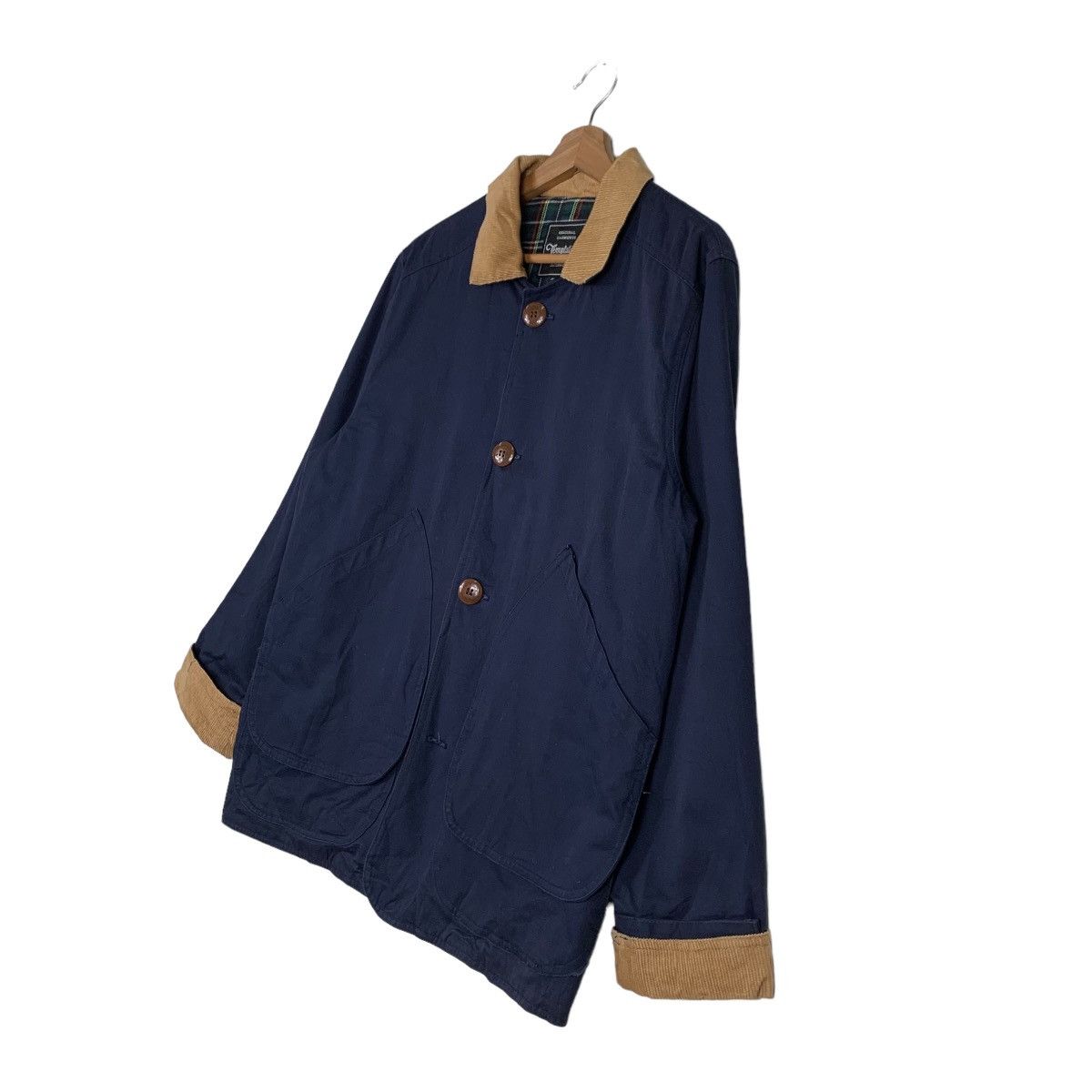 Japanese Brand TEMPTATION Outerwear Plaid Lined Chore Jacket #0259-C12 Size US M / EU 48-50 / 2 - 2 Thumbnail
