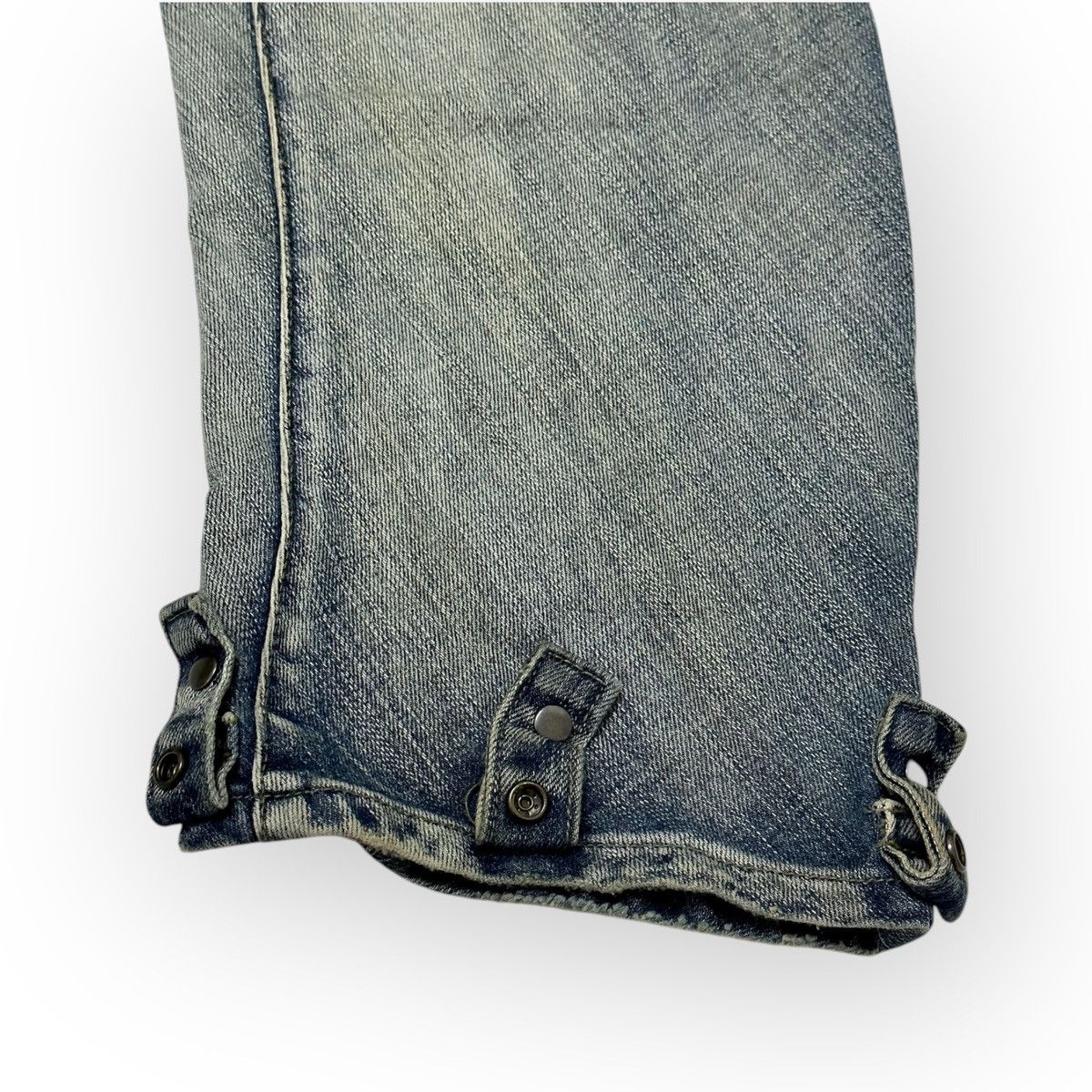 PPFM × Seditionaries PPFM Bondage Curve Banana Biker Denim Jeans Size US 34 / EU 50 - 10 Thumbnail