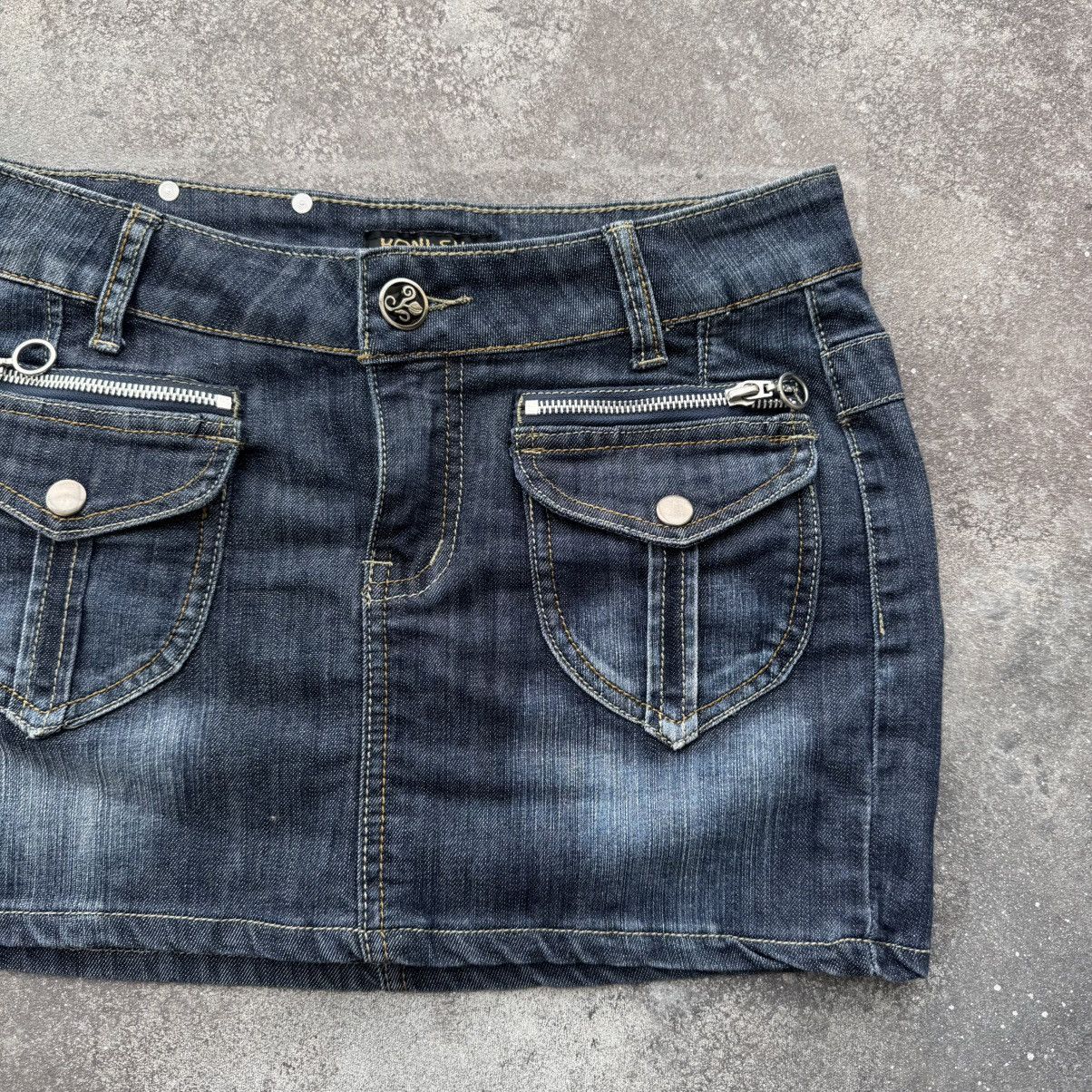 Hysteric Glamour Y2K Super Sexy Vintage Glamour Denim Mini Skirt Size 29" - 5 Thumbnail