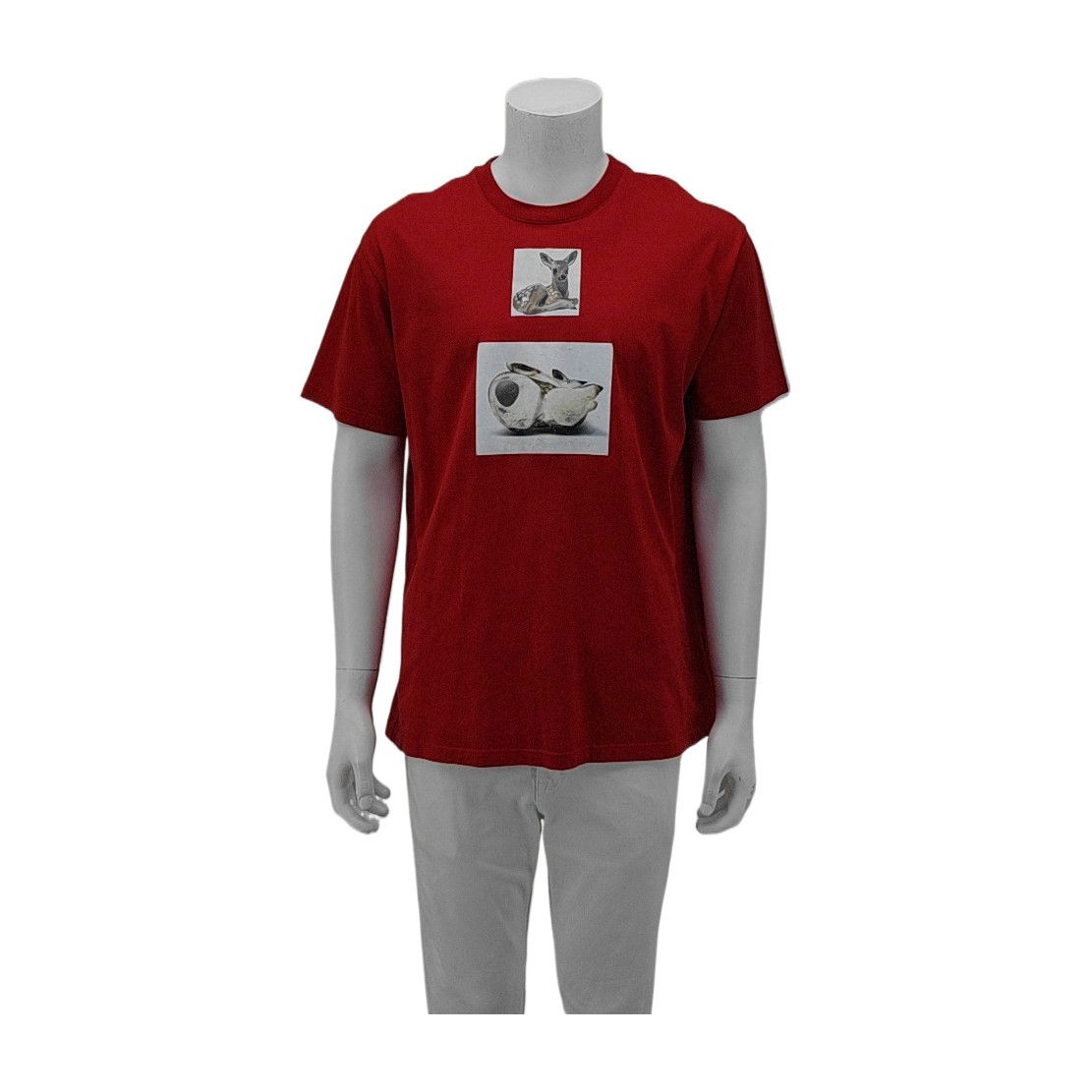 Burberry Burberry Graphic Print Red T-Shirt Size M Size US M / EU 48-50 / 2 - 1 Thumbnail