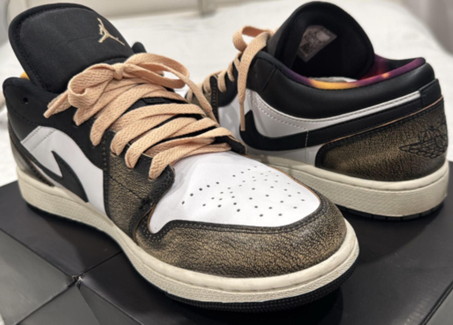 Jordan Brand Air Jordan 1 Low SE Wear Away Tan 2022 Size US 11 / EU 44 - 8 Thumbnail