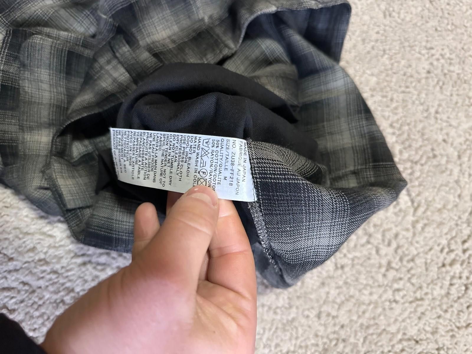 Zucca Zucca Wide Plaid Check Cargo Shorts Japan Sz M Size 28" / US 6 / IT 42 - 10 Thumbnail