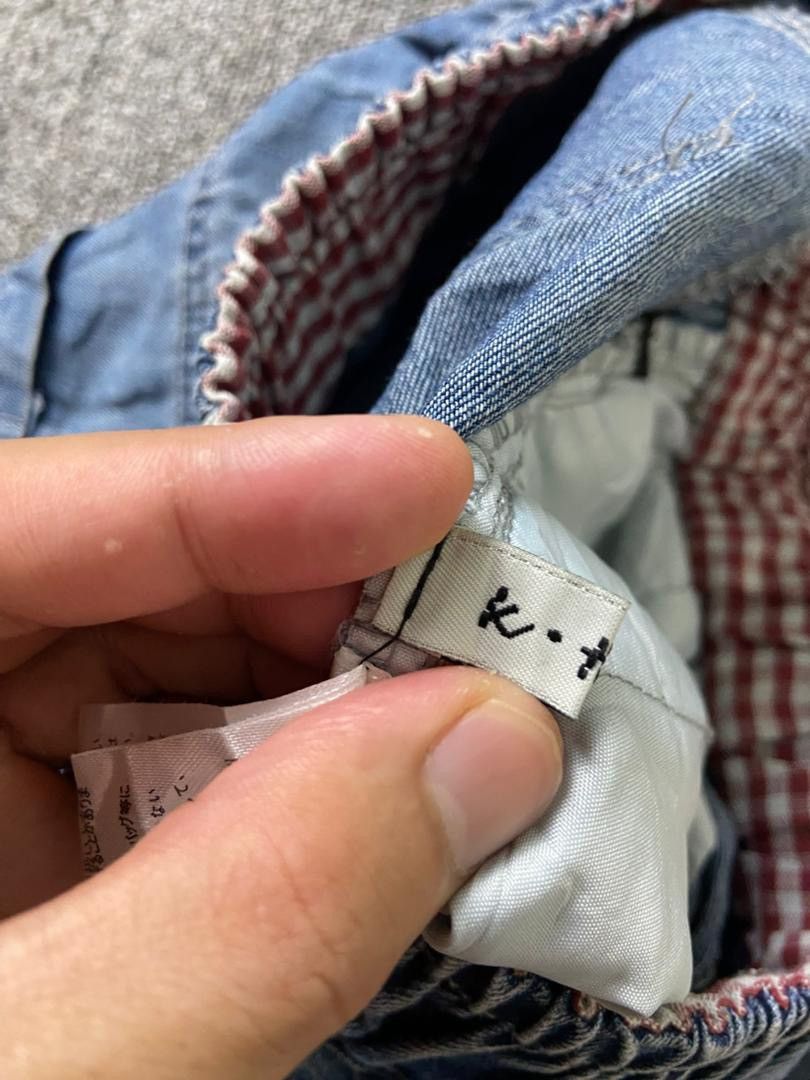 Japanese Brand K.Three Brand Retro Fish Embroidery Jeans (197) Size US 26 / EU 42 - 3 Thumbnail