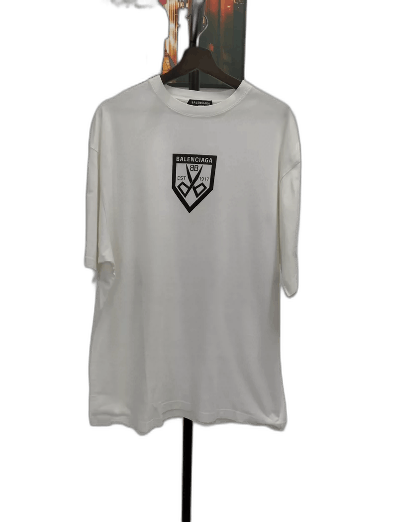 Balenciaga Balenciaga White Logo Short Sleeve T-Shirt Size US XS / EU 42 / 0 - 1 Thumbnail