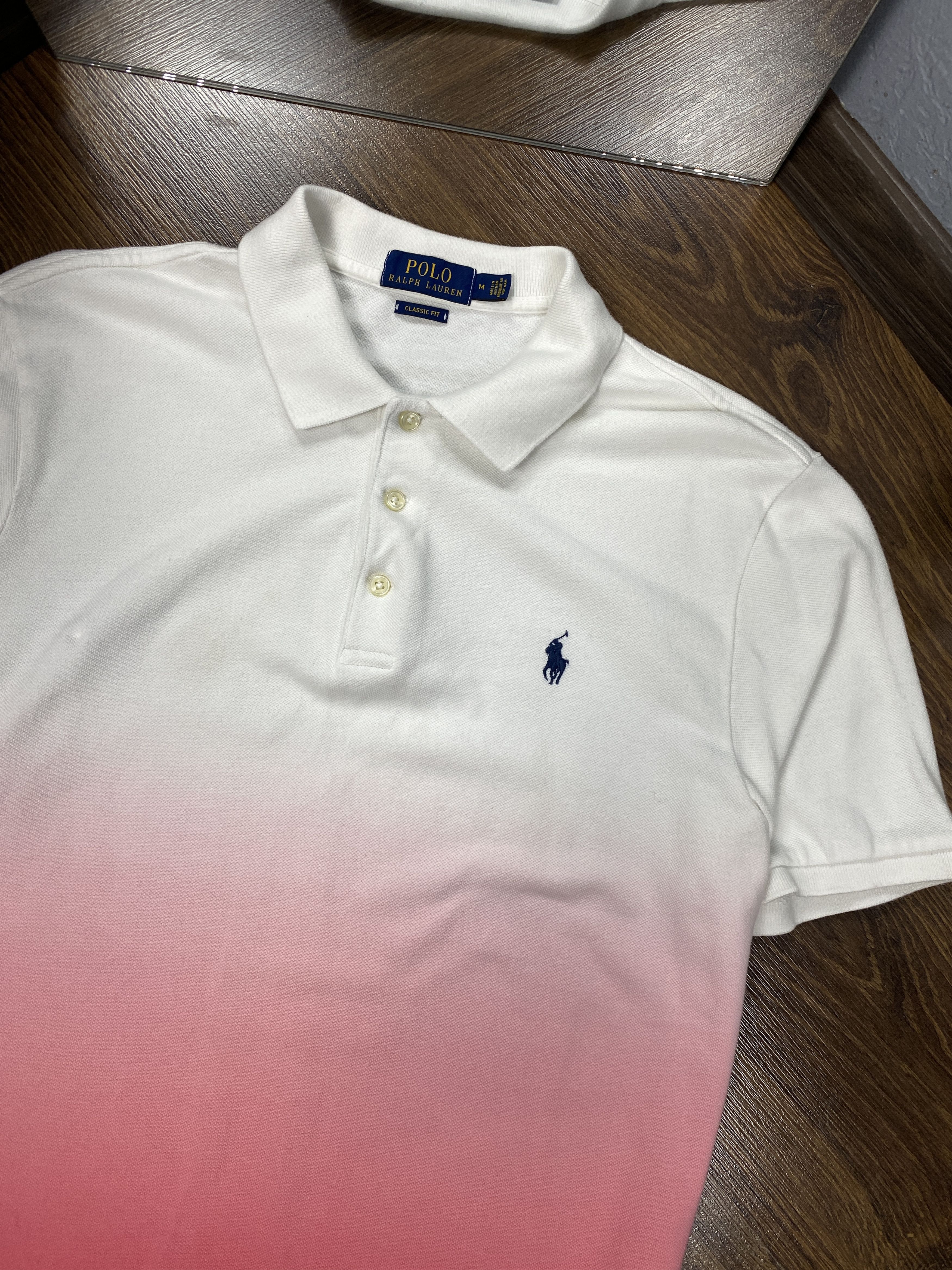 Polo Ralph Lauren Polo Ralph Lauren vintage polo shirt gradient Size US M / EU 48-50 / 2 - 2 Thumbnail
