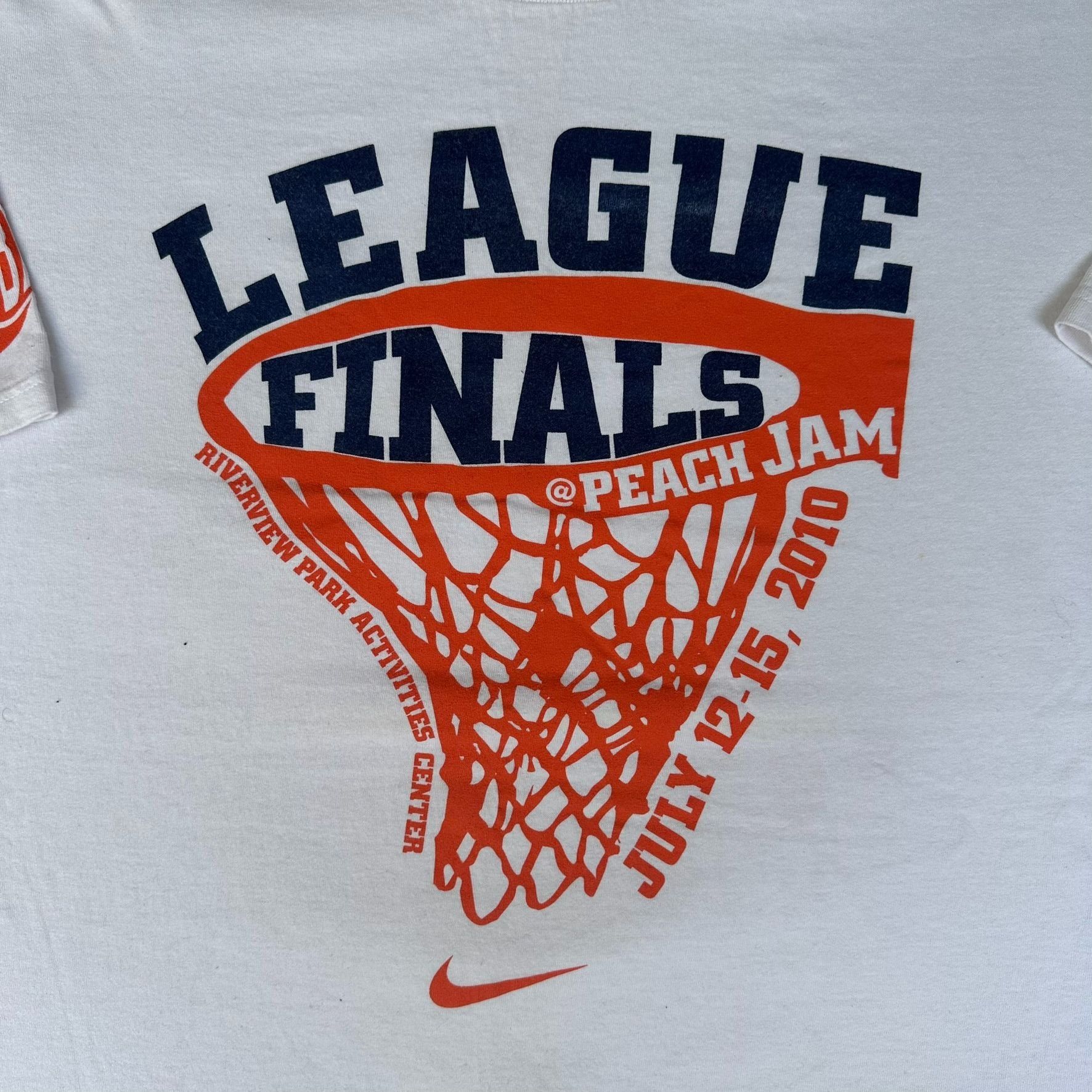 Nike Nike EYBL Peach Jam 2010 T-Shirt White 3XL Elite Youth Baske Size US XXL / EU 58 / 5 - 2 Thumbnail