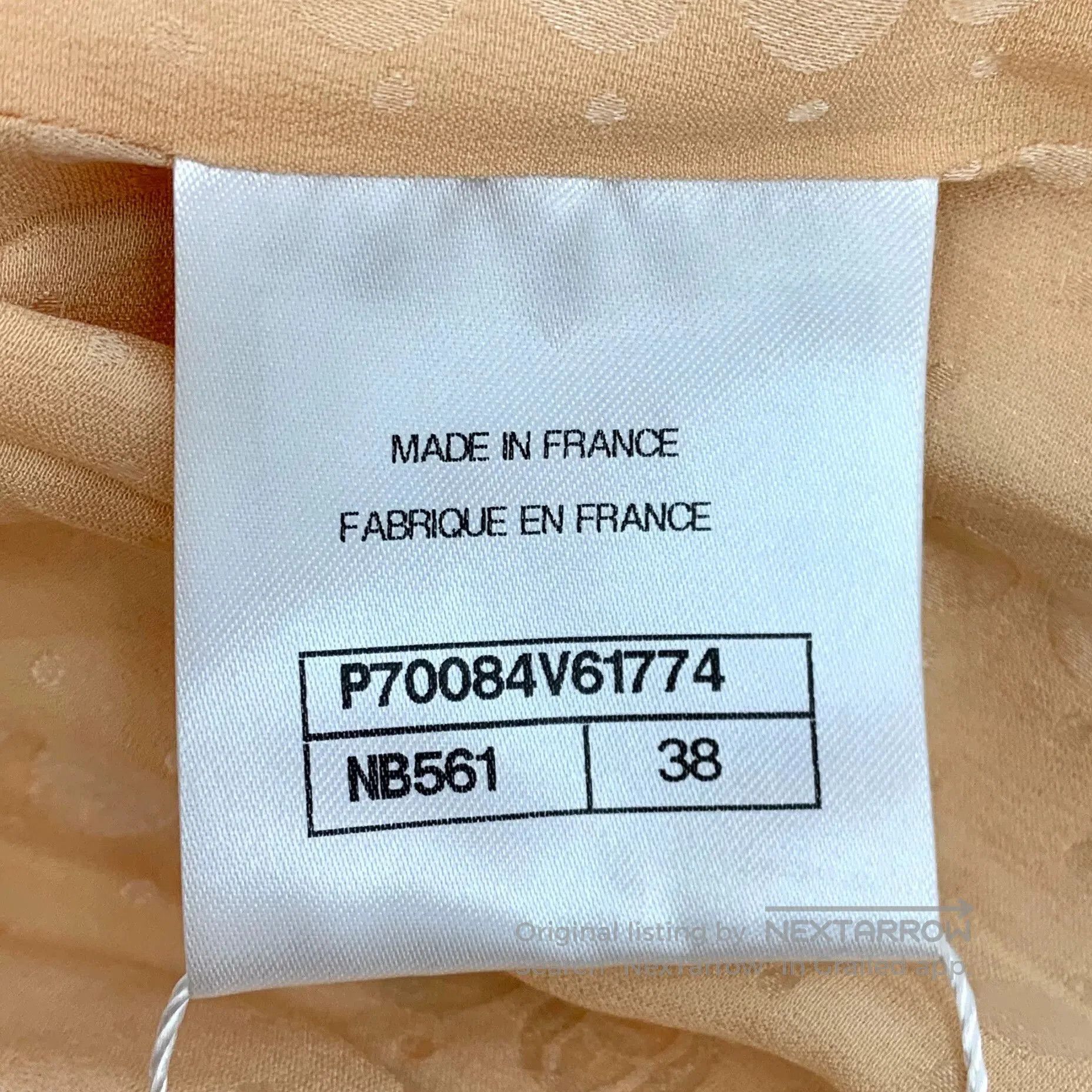Chanel chanel orange tweed button-up jacket. Size US M / EU 48-50 / 2 - 7 Thumbnail