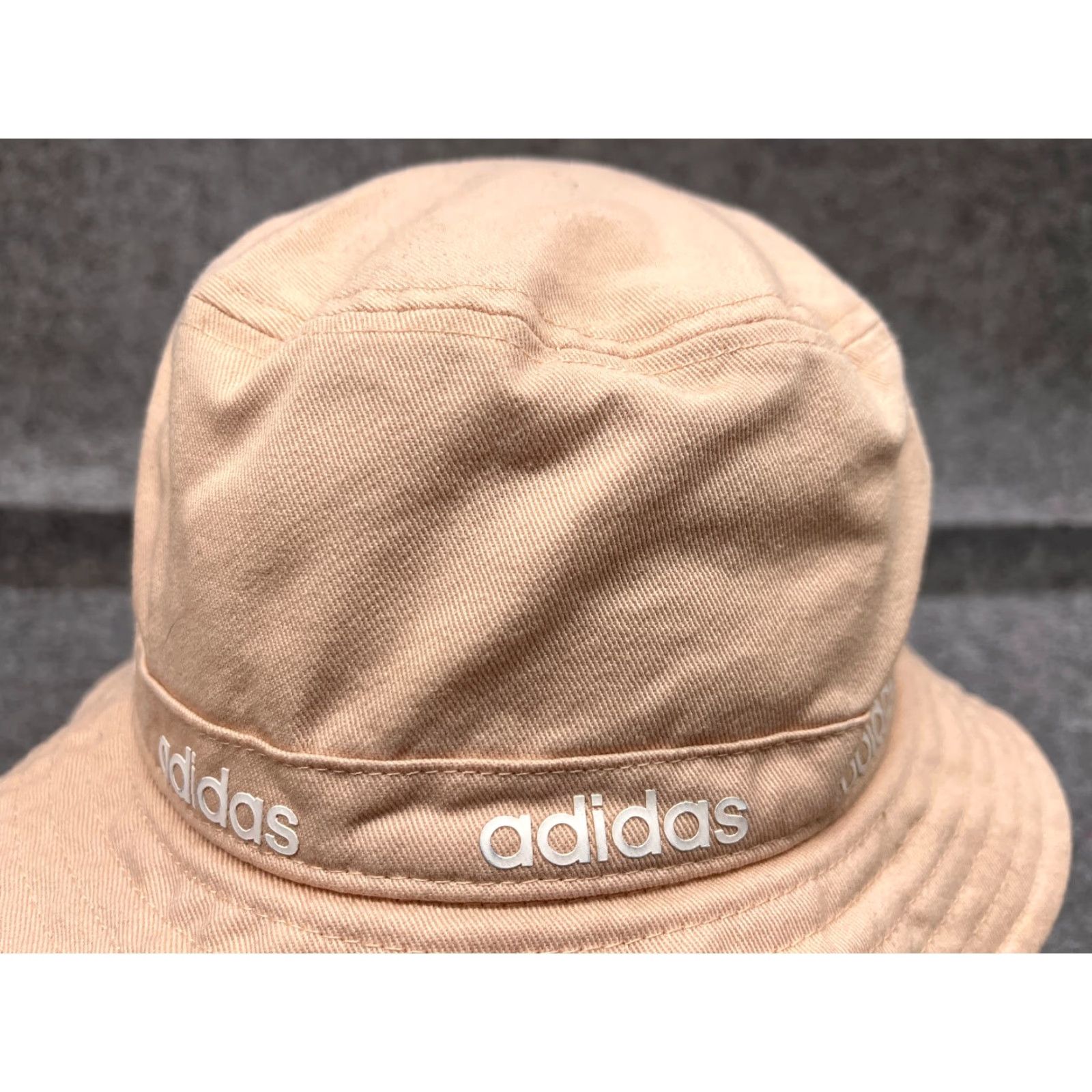 Adidas Adidas Bucket Hat Cap Adult One Size Pink Cotton Blend Poly Lined Beach Camp Size ONE SIZE - 2 Thumbnail