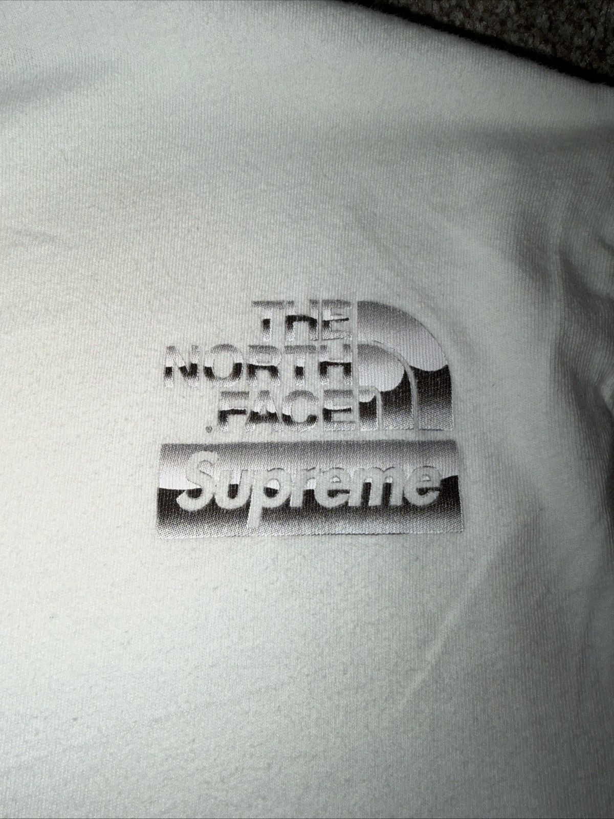 Supreme × The North Face Supreme X The North Face Metallic Logo Tee White Tee Shirt Size US M / EU 48-50 / 2 - 13 Thumbnail