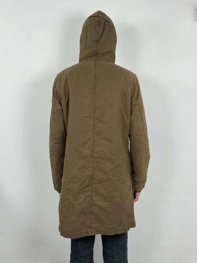 Prada 2000s Prada Khaki Green Long Hooded Coat Size US M / EU 48-50 / 2 - 4 Thumbnail