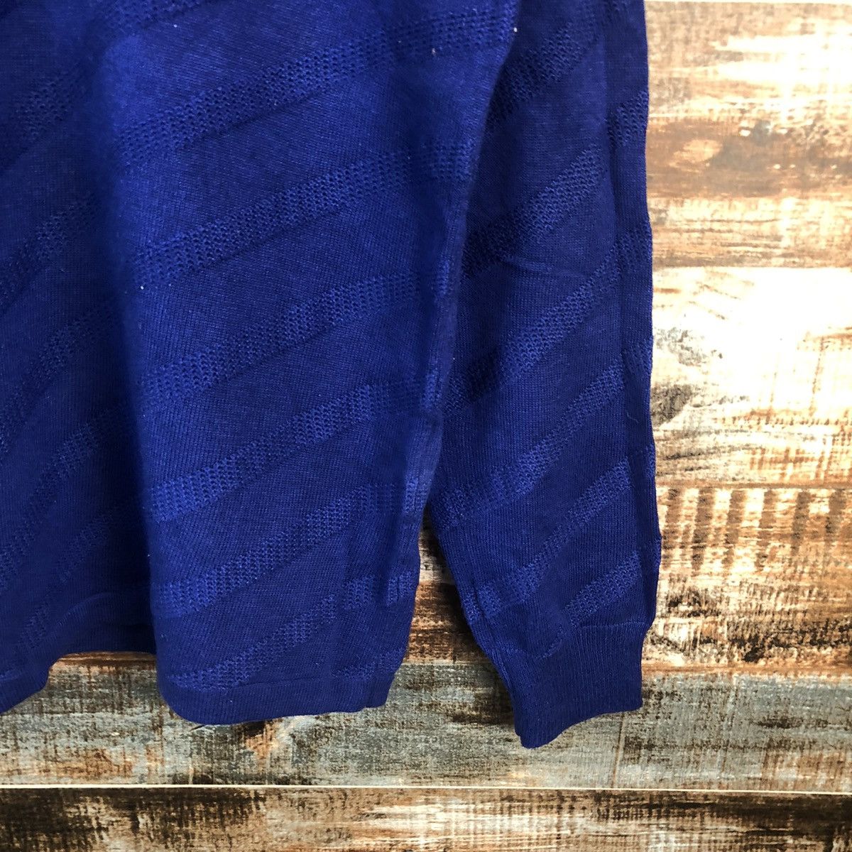 Tete Homme DL Tete Homme Blue japan sweatshirt Knitwear #C675 Size US M / EU 48-50 / 2 - 8 Thumbnail