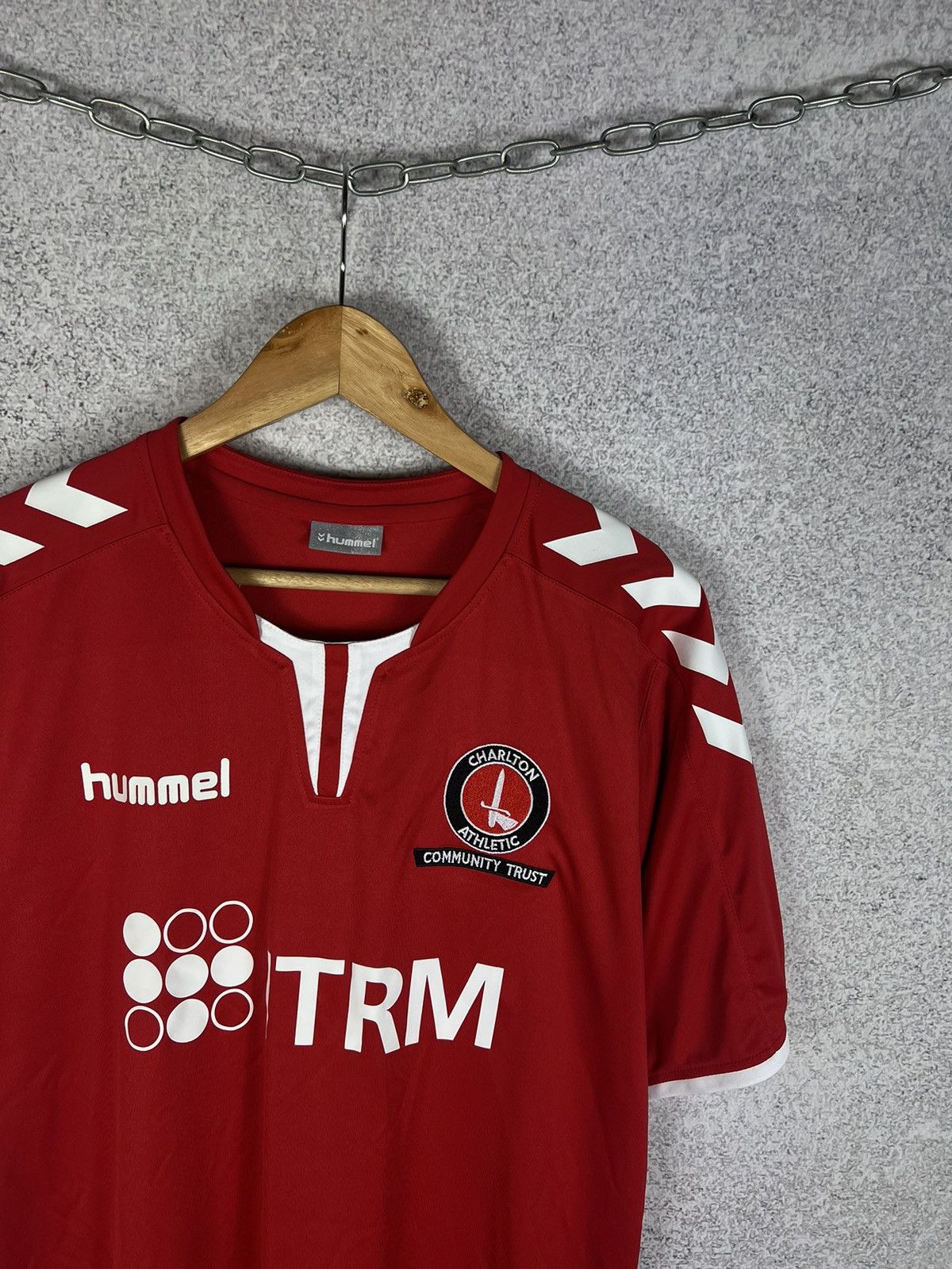 Hummel Charlton Athletic Football Jersey Soccer Shirt Hummel Size US M / EU 48-50 / 2 - 2 Thumbnail
