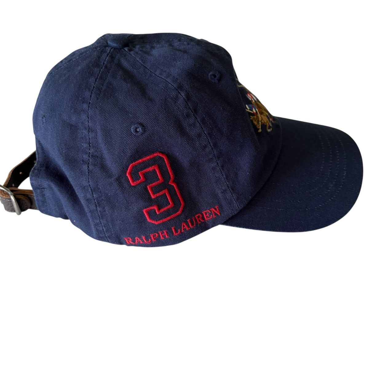 Polo Ralph Lauren Polo Ralph Lauren Triple Pony Navy Blue Baseball Cap Size ONE SIZE - 3 Thumbnail