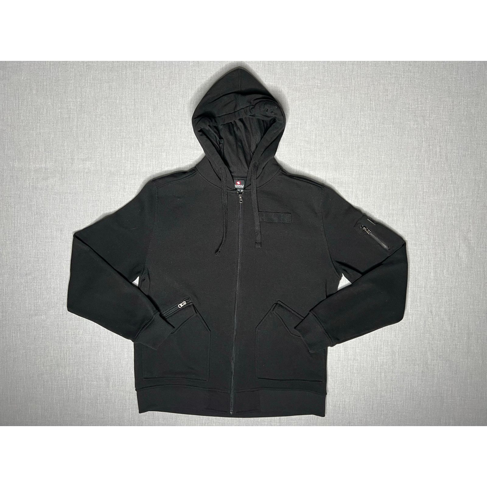 Southpole × Vintage Vintage Y2K Southpole Black Full Zip Hoodie Sweatshirt XL Size US XL / EU 56 / 4 - 1 Thumbnail