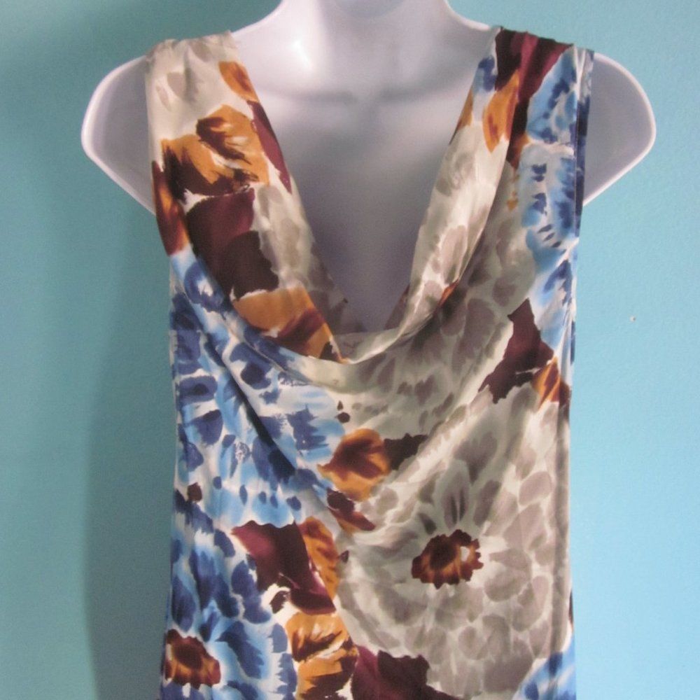 Walter Steiger Walter Silk A-Line Mini Floral Summer Dress 10 Size M / US 6-8 / IT 42-44 - 12 Thumbnail