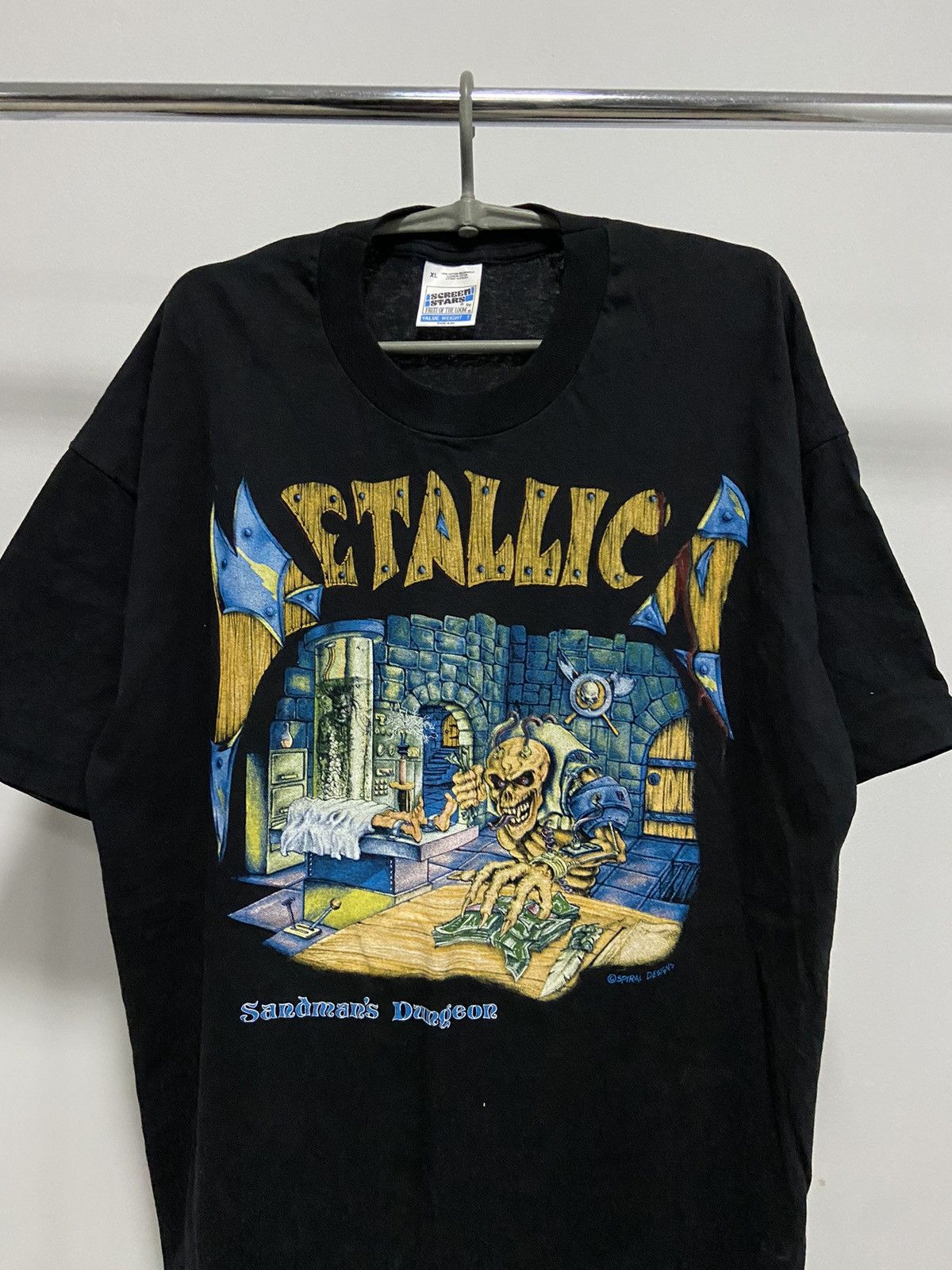Metallica × Vintage Metallica sandman's dungeon big print rock t shirt vintage Size US XL / EU 56 / 4 - 3 Thumbnail