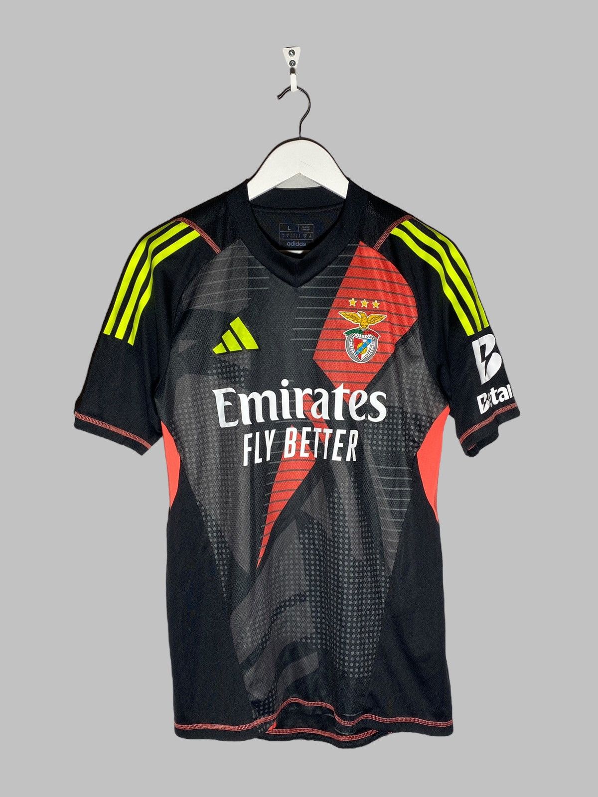 Adidas Adidas Benfica 2024 Goalkeeper Football Shirt Size US L / EU 52-54 / 3 - 1 Thumbnail