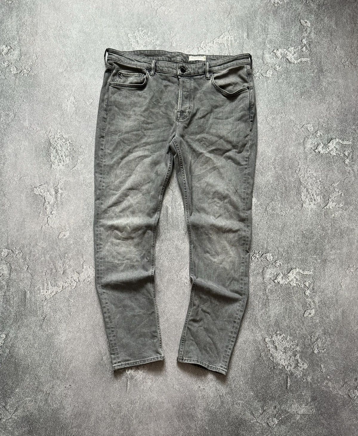 Allsaints × Designer Allsaints 36/32 Rex I denim pant jean trouser chino gray Size US 36 / EU 52 - 8 Thumbnail