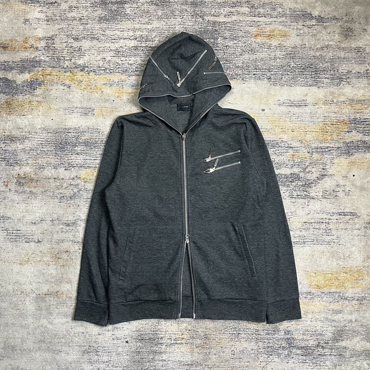 Hysteric Glamour Japanese brand male & co multi zipper hoodie seditionaries Size US M / EU 48-50 / 2 - 1 Thumbnail
