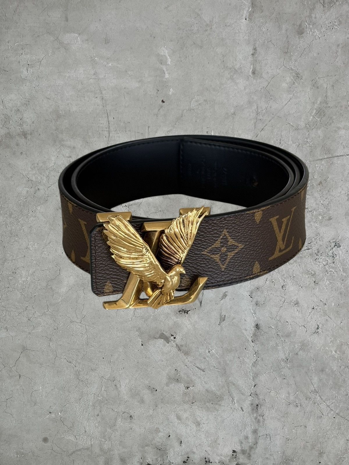 Louis Vuitton Louis Vuitton Virgil Dove Reversible Belt Size 34 - 1 Thumbnail