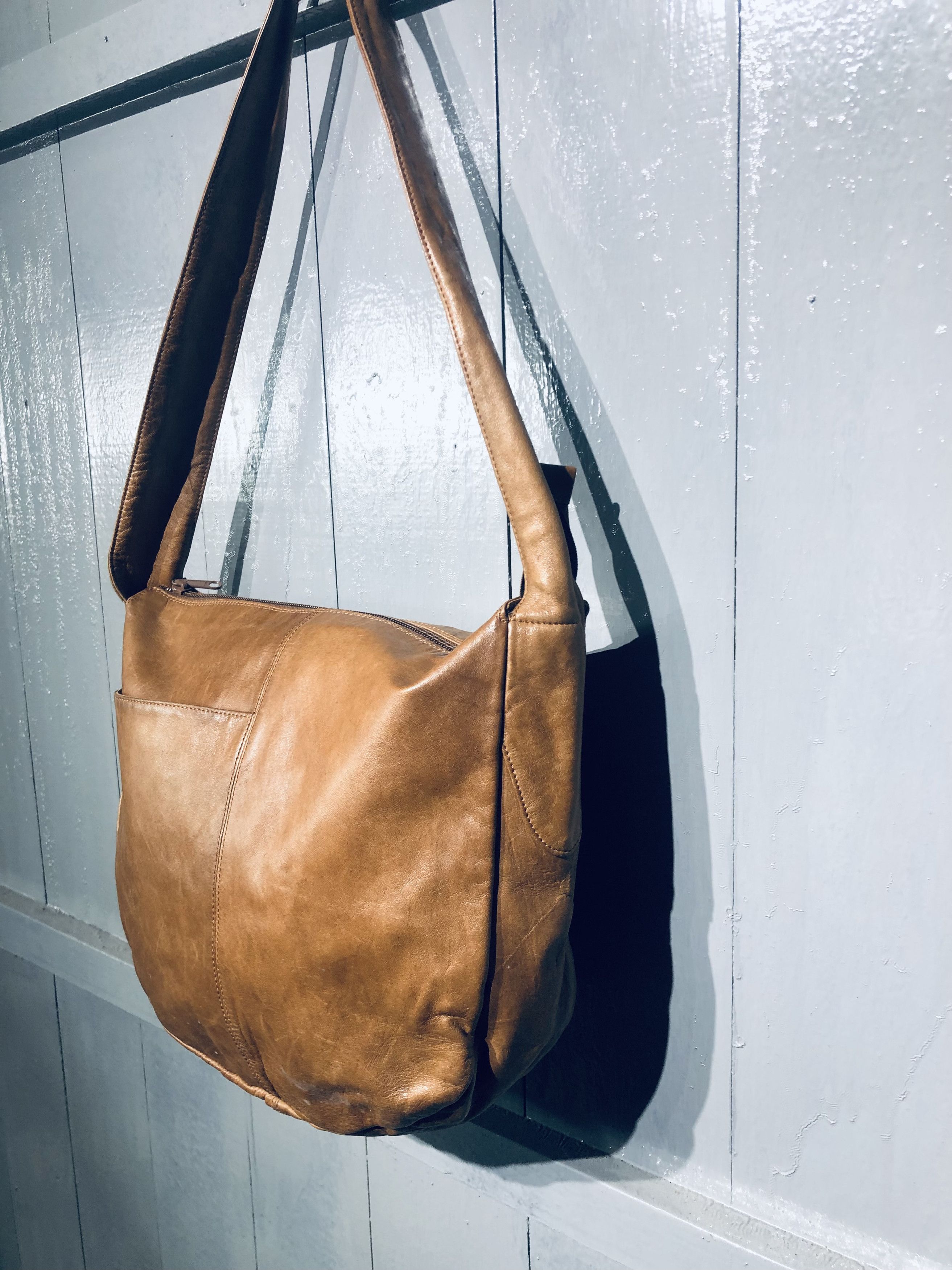Genuine Leather × Japanese Brand FULL LEATHER PELLE BORSA SHOULDER BAG‼️ Size ONE SIZE - 5 Thumbnail