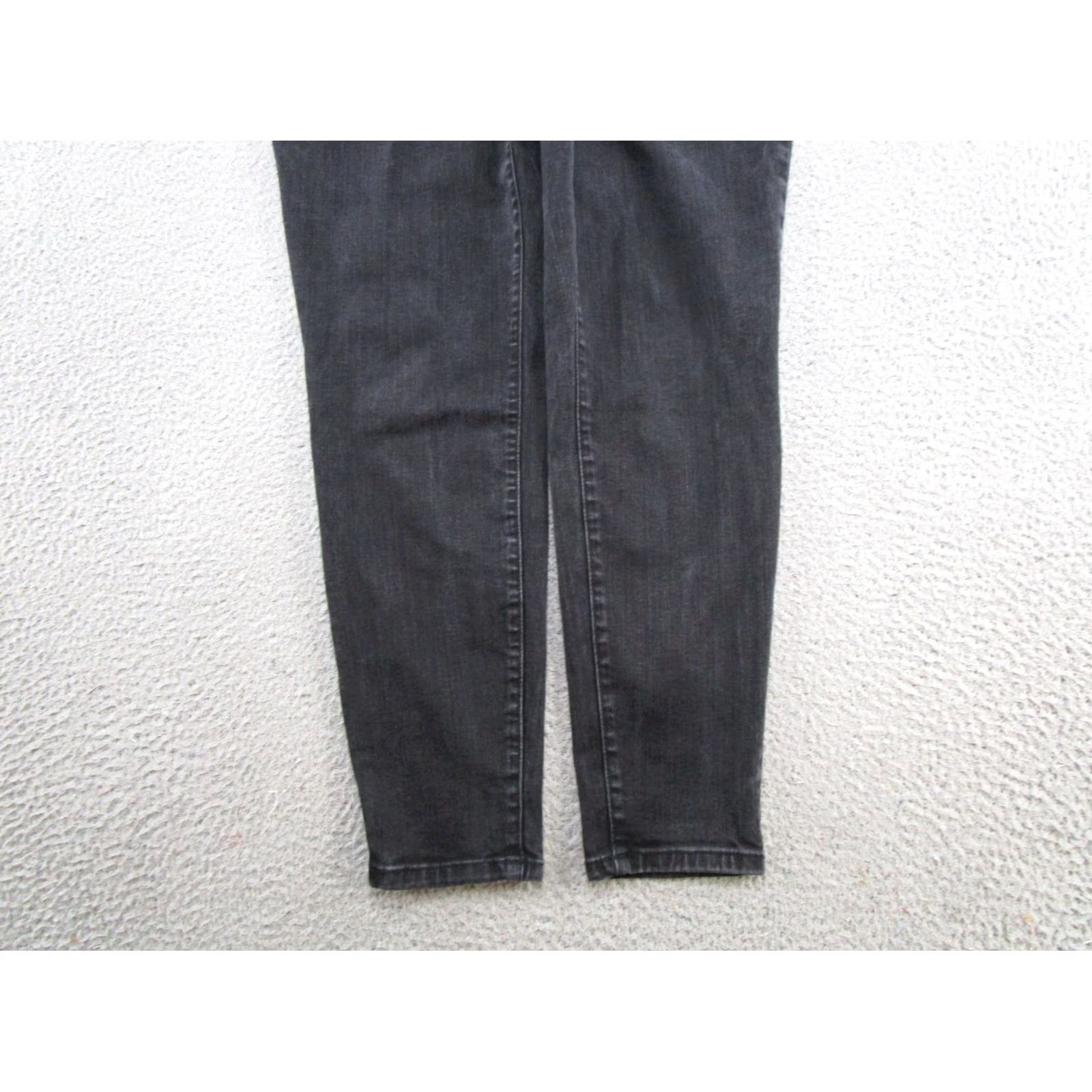 Vintage Maurices Mid Rise Denim Jeans Womens XL Long Black Stretch Skinny 5-Pocket Denim Maurices Womens Size XL Black Skinny Jeans Size 40" / US 18 - 2 Thumbnail