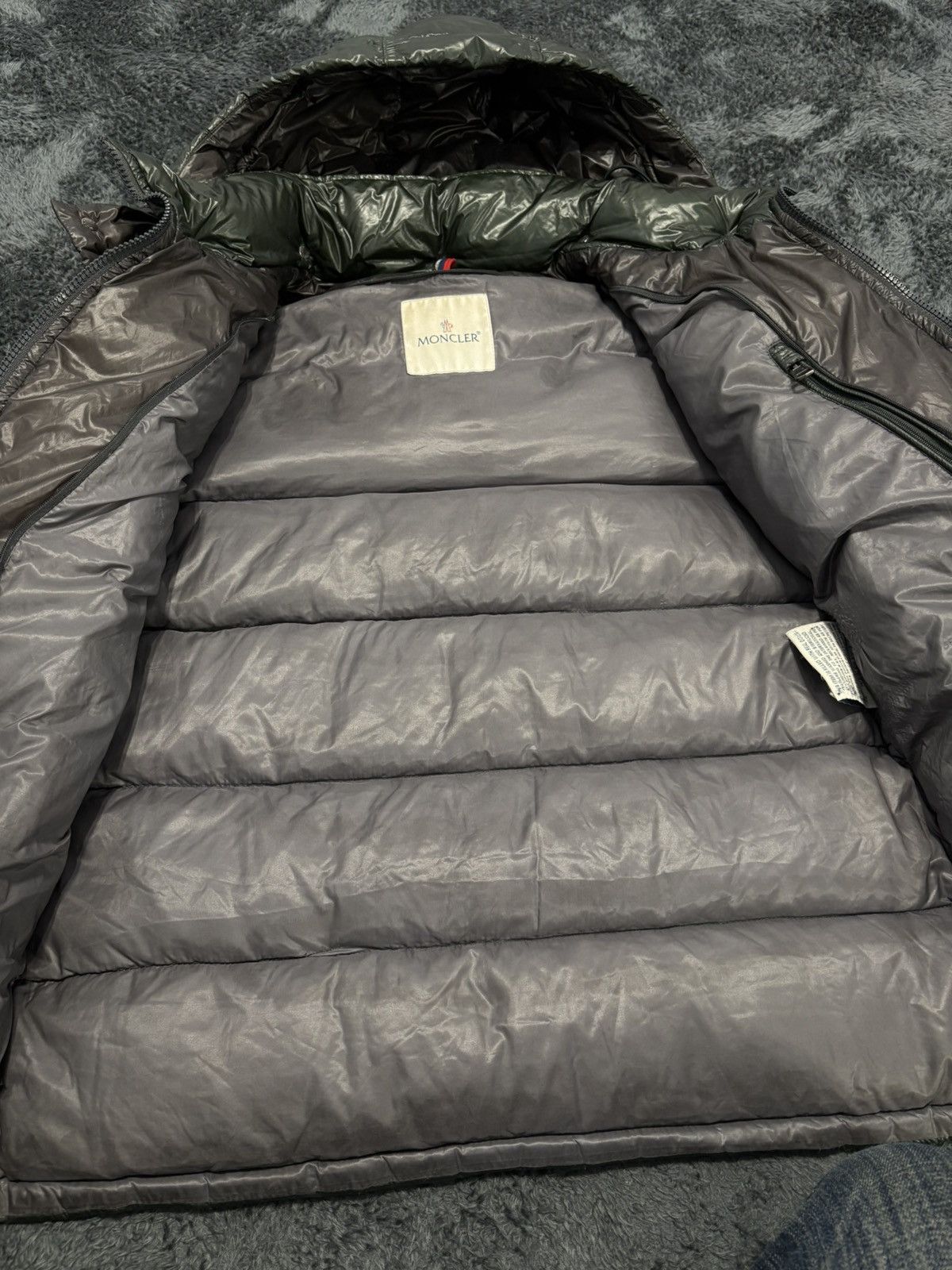 Moncler Moncler Zin Giubotto Down Jacket Rare Green Color Size US S / EU 44-46 / 1 - 11 Thumbnail