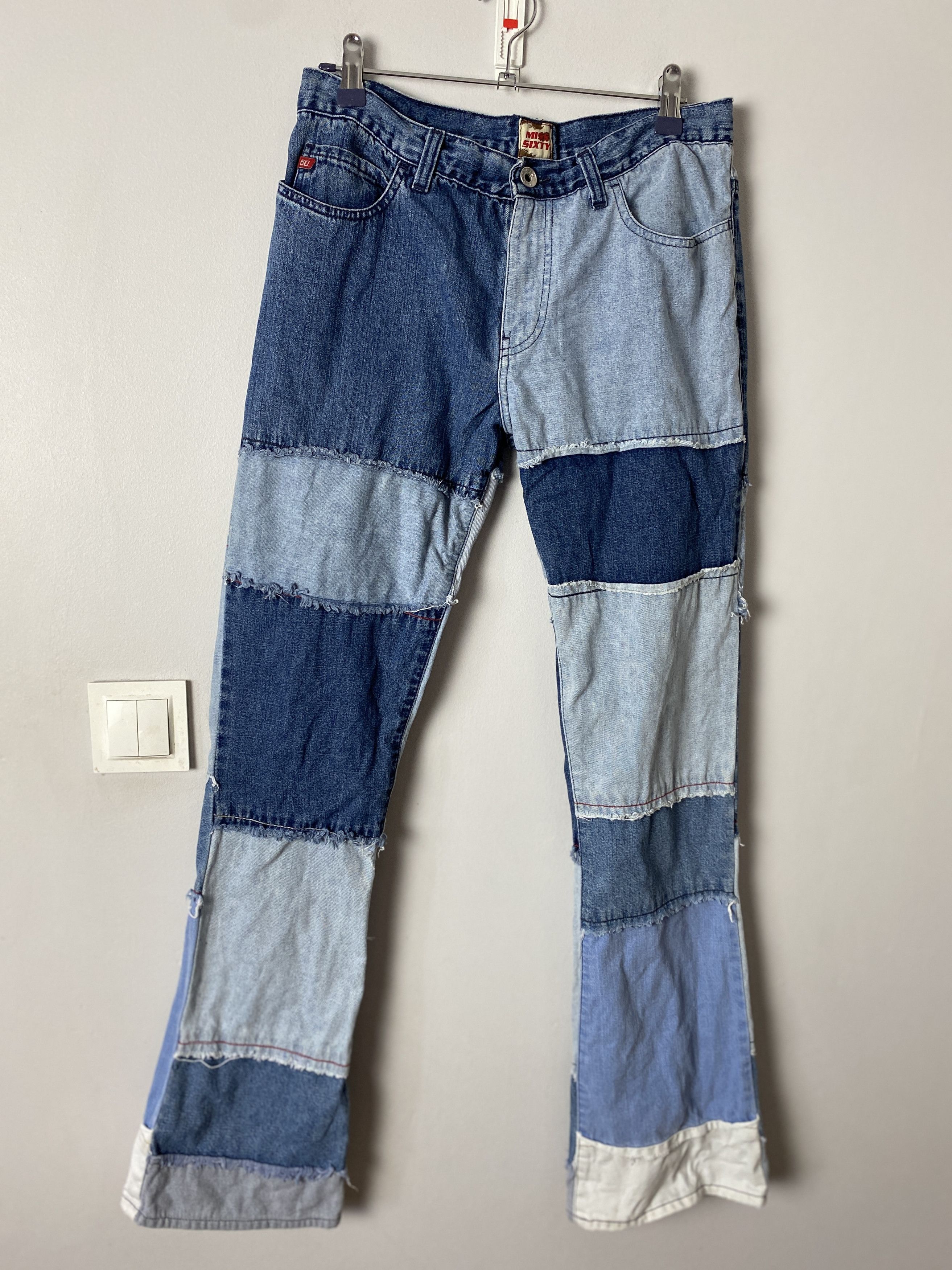 Miss Sixty Miss Sixty vintage denim jeans pants patchwork alternative Size 29" - 1 Thumbnail