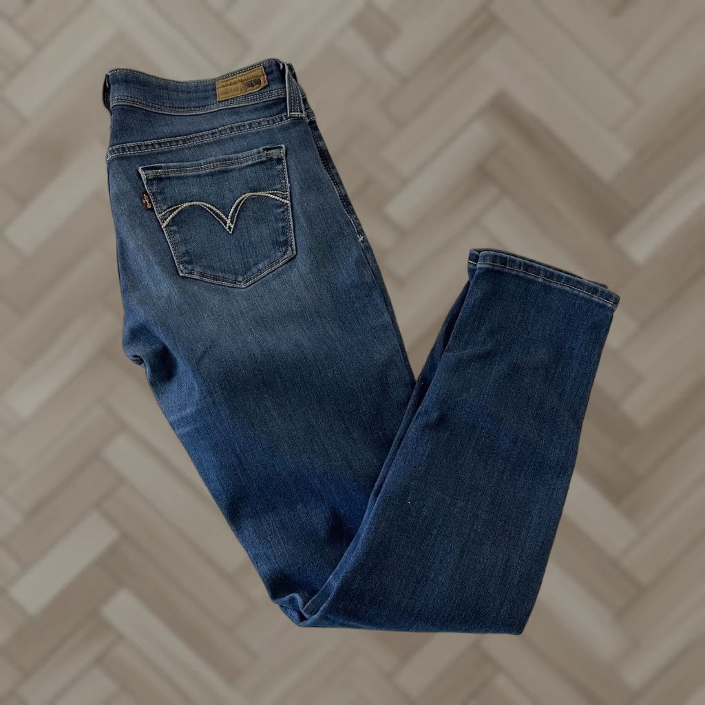 Levi's Levi's Jeans Skinny Denim Blue Women's 28x30 Regular Medium Wash Blue Jeans Womens Skinny Levi's Size 28" / US 6 / IT 42 - 1 Thumbnail