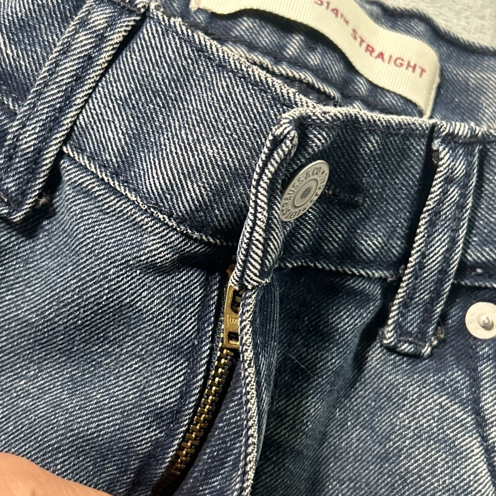Levi's Levis 514 Straight Jeans Youth Teen 14 27x27 Hamilton Skinny Size 36" / US 14 / IT 50 - 10 Thumbnail
