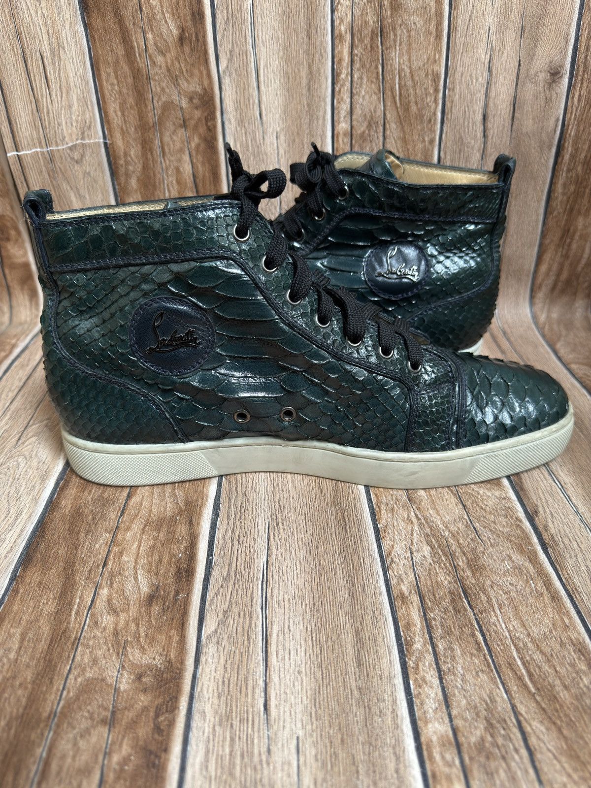 Christian Louboutin 🕷️🔋Louis python sneaker Size US 13 / EU 46 - 9 Thumbnail