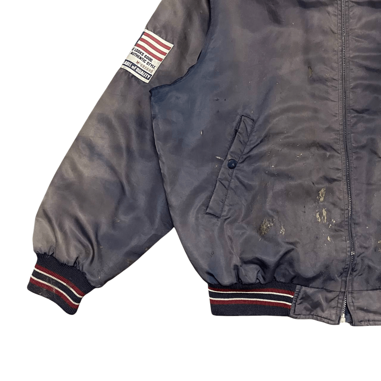 McGregor Vintage Mcgregor Sunfaded Bomber Jacket Size US L / EU 52-54 / 3 - 3 Thumbnail