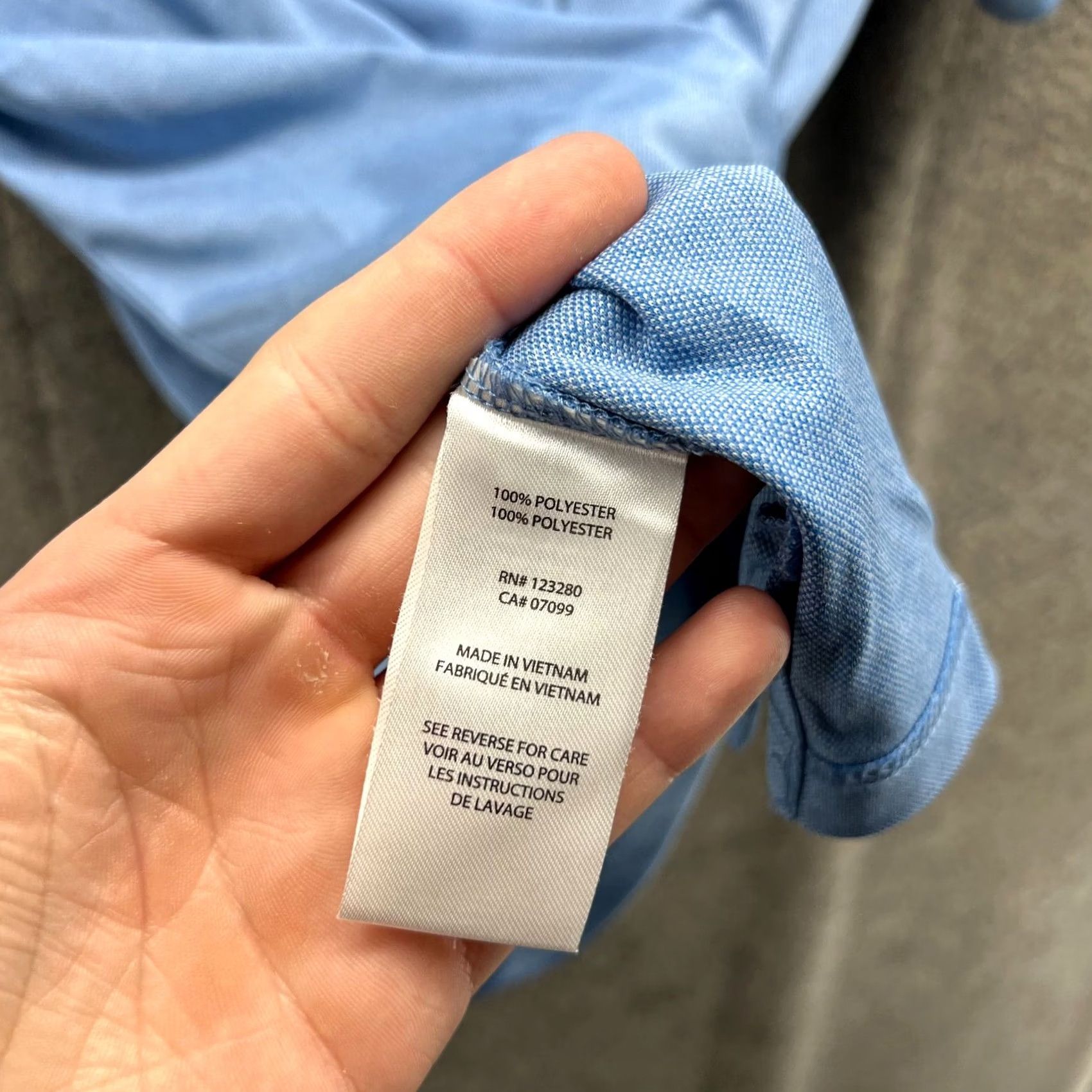 TravisMathew VINTAGE Travis Mathew Polo Shirt Women Large Blue Golf Golfer Performance Fit Heather Size L / US 10 / IT 46 - 5 Thumbnail