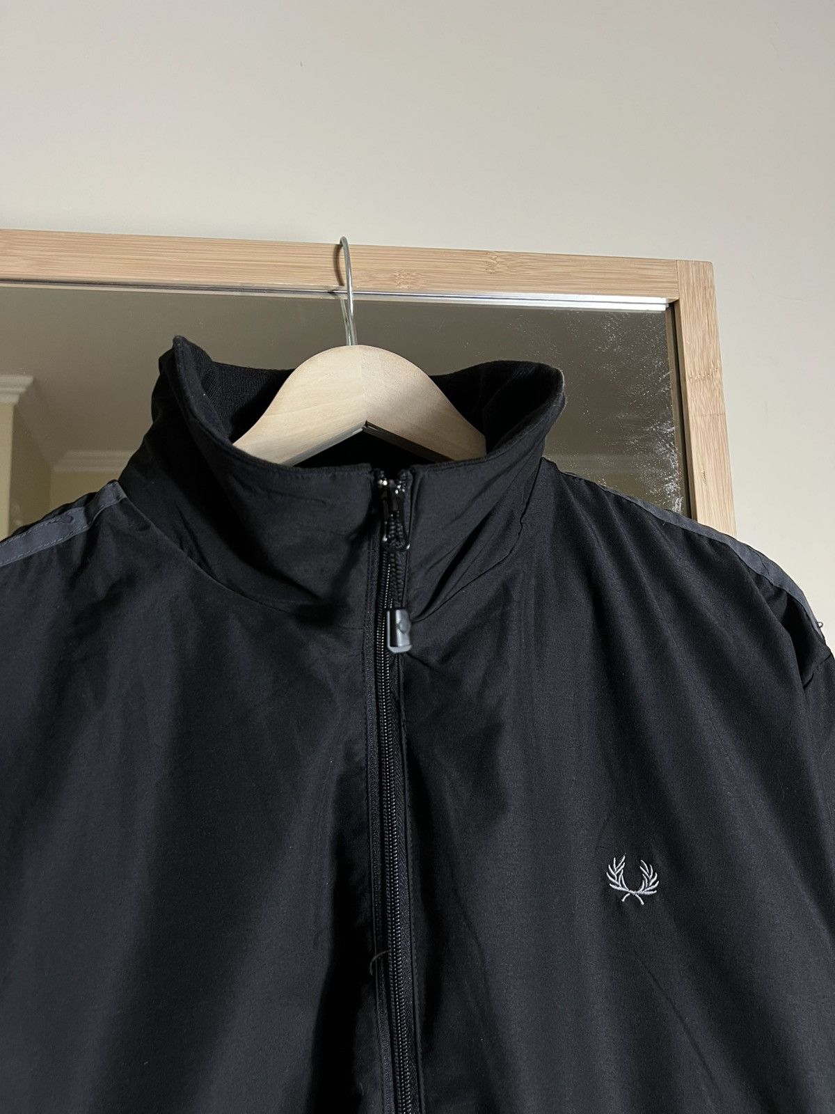 Fred Perry Fred Perry Track Jacket Black Vintage Rare Logo Y2K Size US XL / EU 56 / 4 - 4 Thumbnail