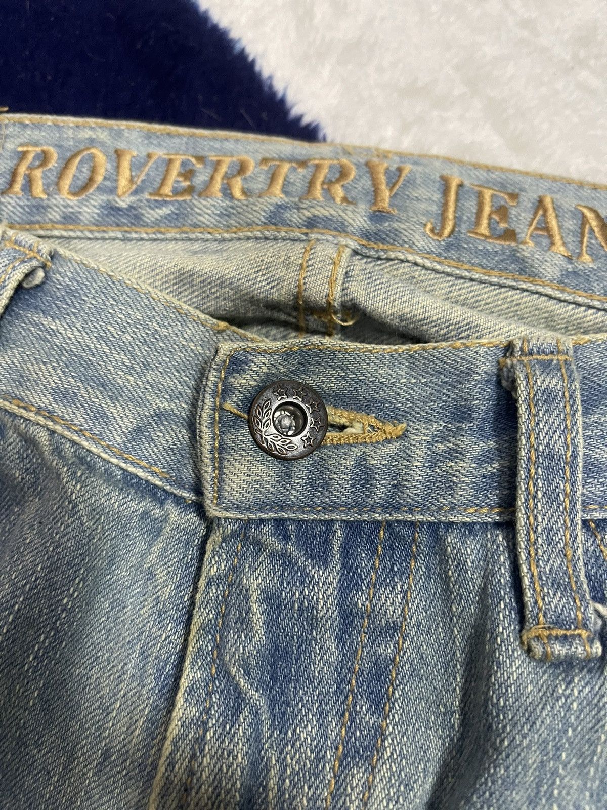 Japanese Brand Rovertry Distressed Jeans (14) Size US 32 / EU 48 - 11 Thumbnail